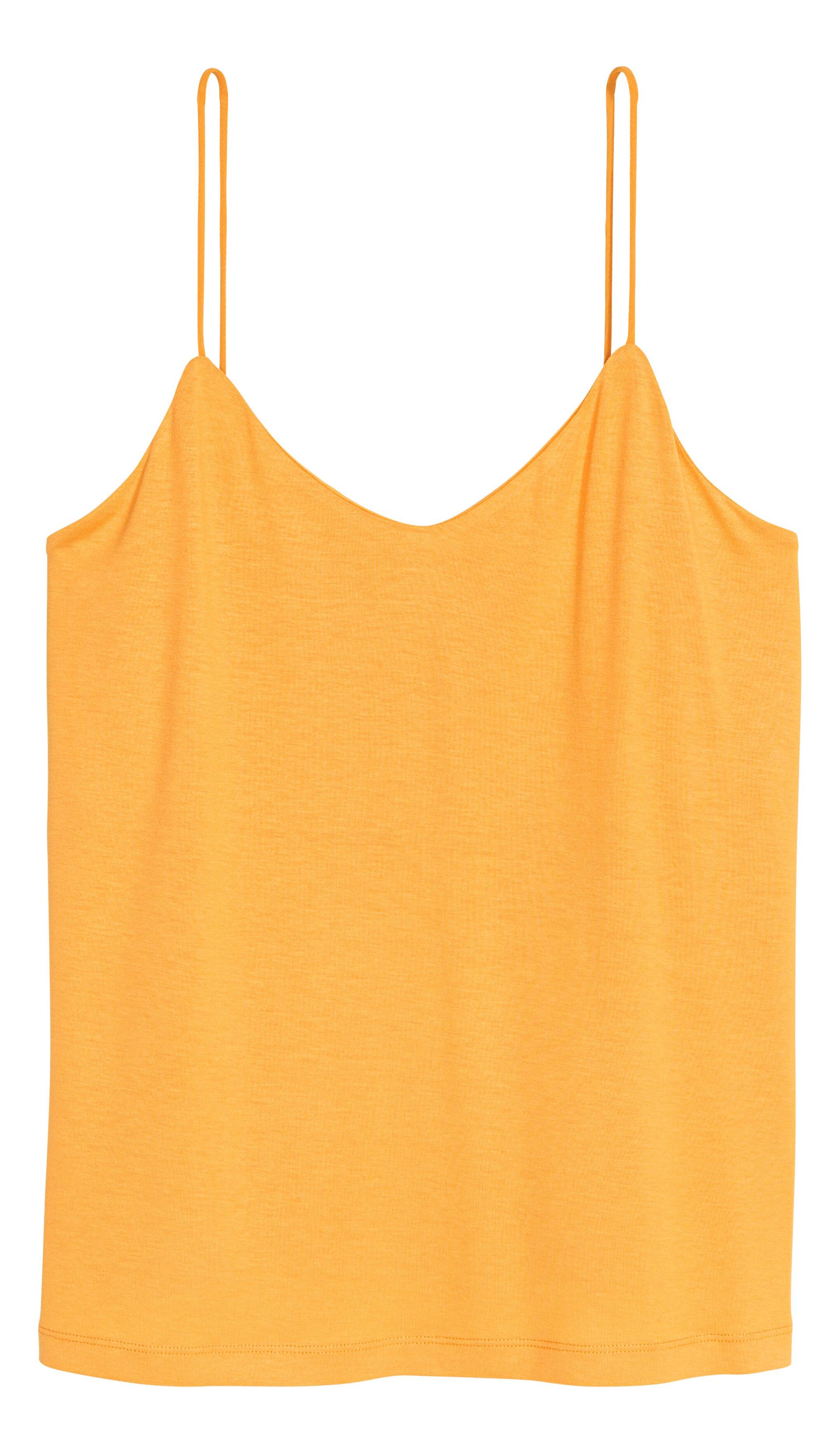 Agrandir l'image: Top en jersey - Jaune - FEMME | H&M FR 1
