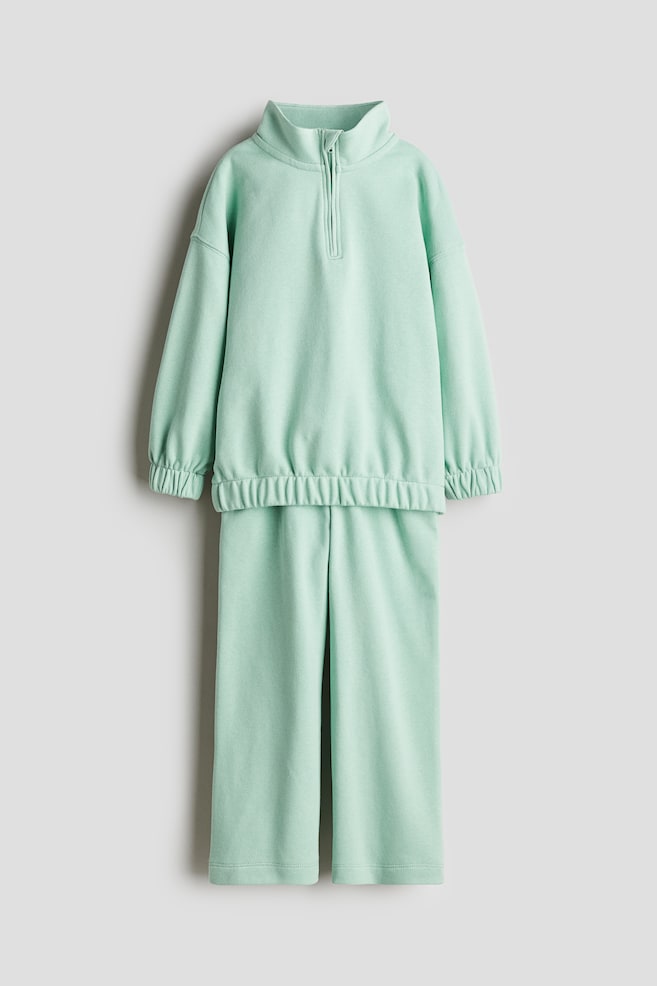 2-piece Sweatsuit - Mint green - 1