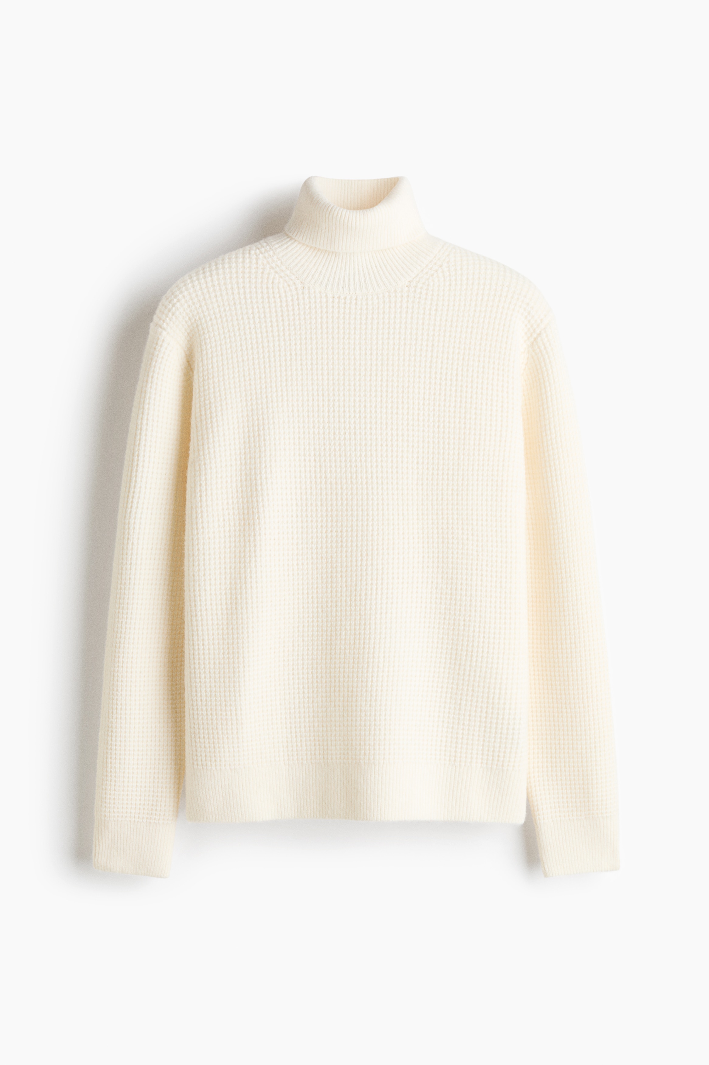 Stickad polotröja Regular Fit