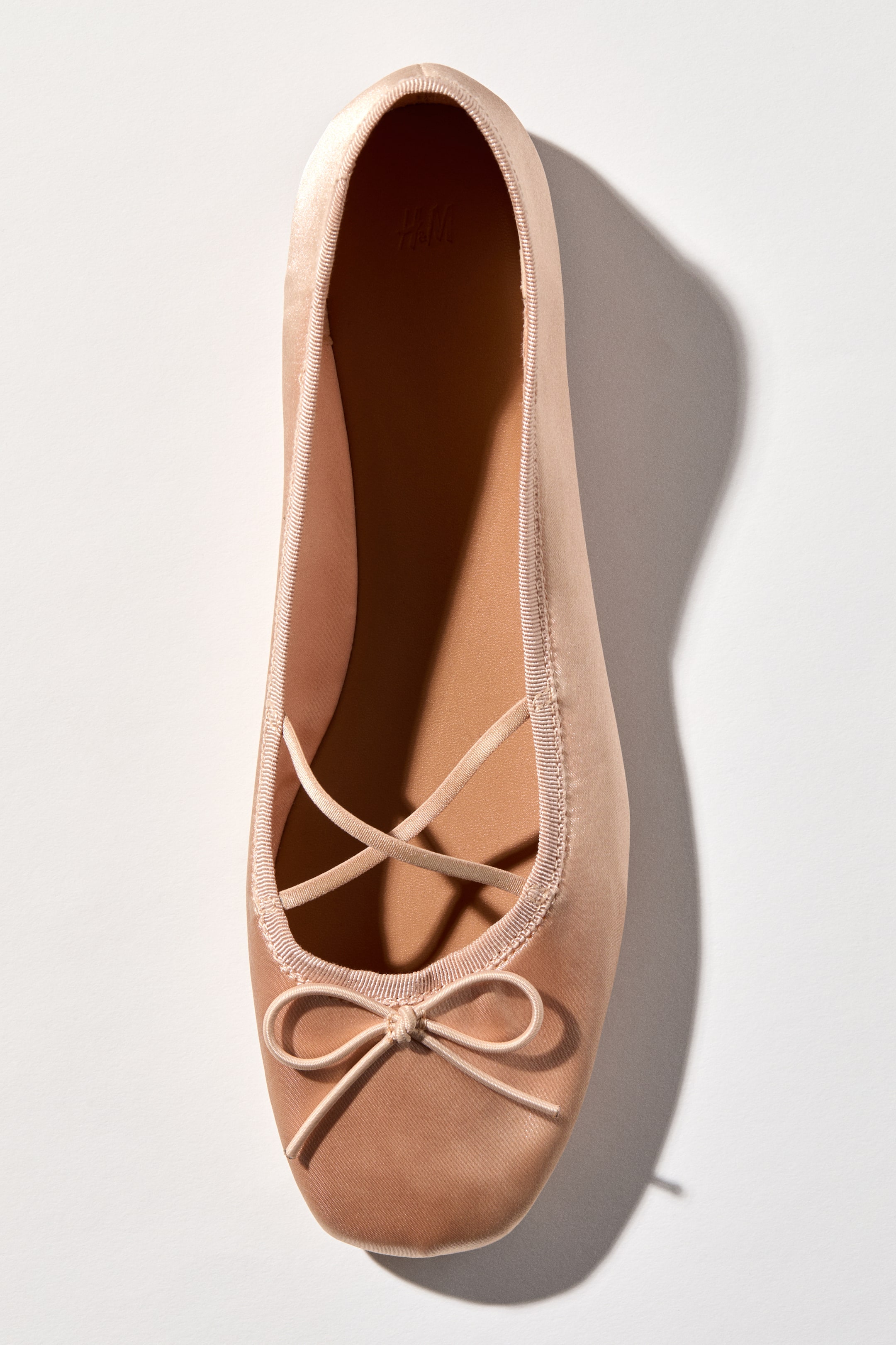 Visualizza immagine più grande: Ballerine in satin - Rosa cipria - DONNA | H&M IT 1