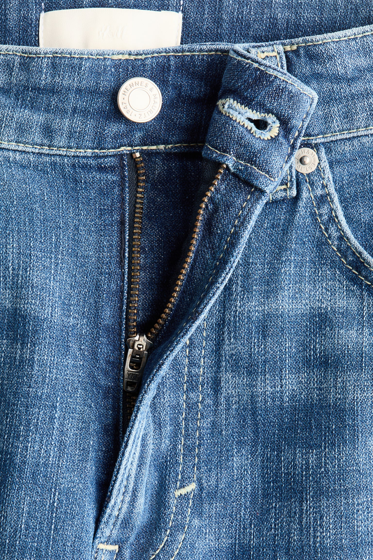 Bootcut High Jeans - כחול ג'ינס/חום כהה/כחול ג'ינס כהה - 7