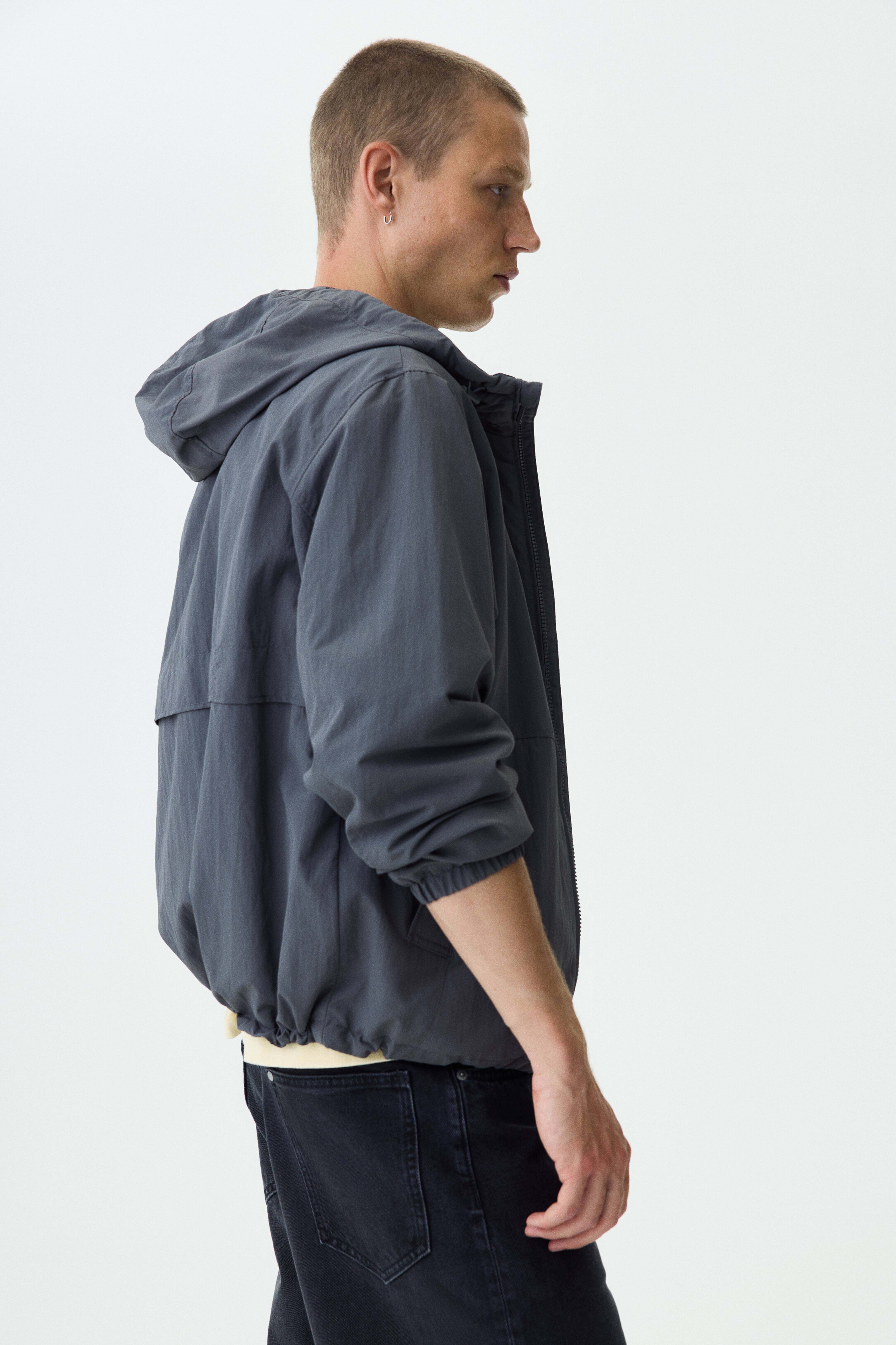 Veste coupe-vent hydrofuge en nylon