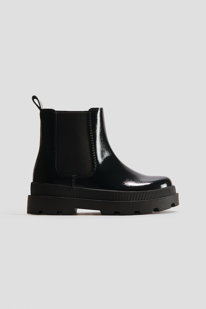 Chunky Chelsea Boots - Black - 1