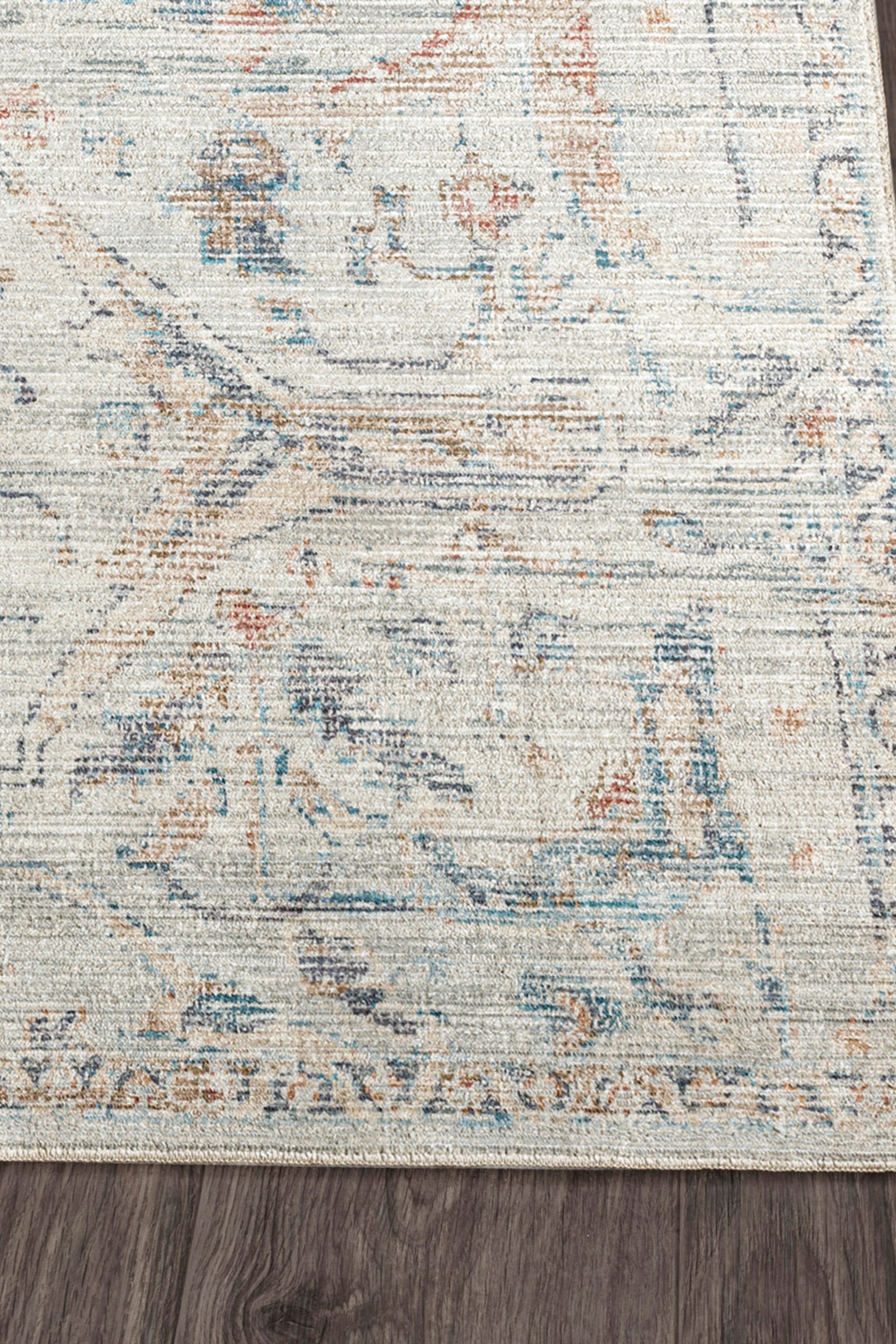 Marlene Vintage Traditional Designer Rug - Neutral - 7