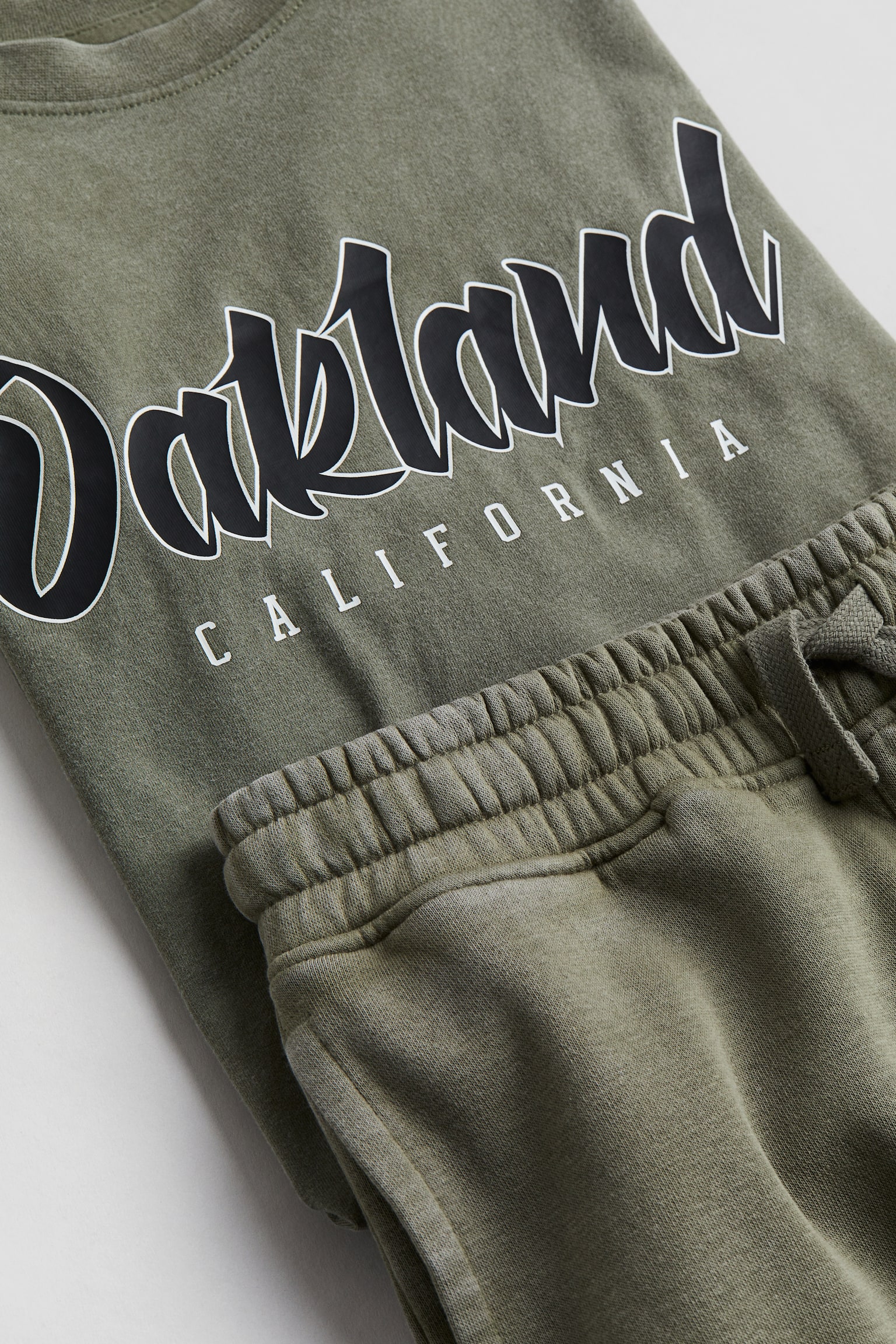 2-piece Washed Look Set - Dark green/Oakland/Washed black/Zuma Beach - 2