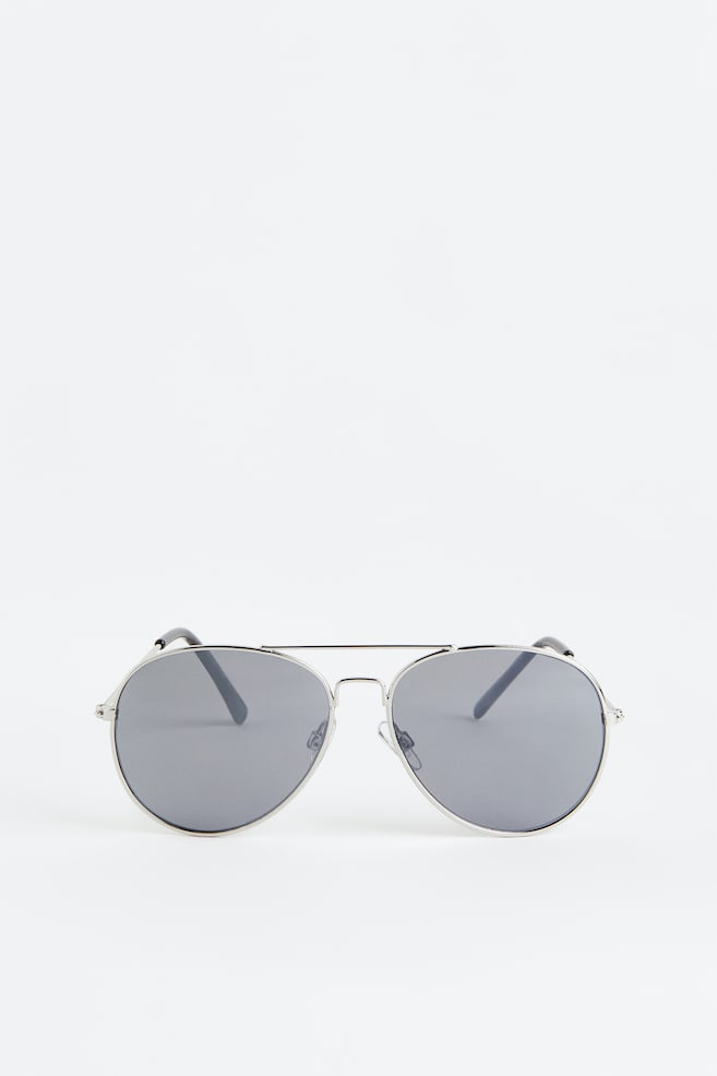 Okulary przeciwsłoneczne - Srebrzysty - 2
