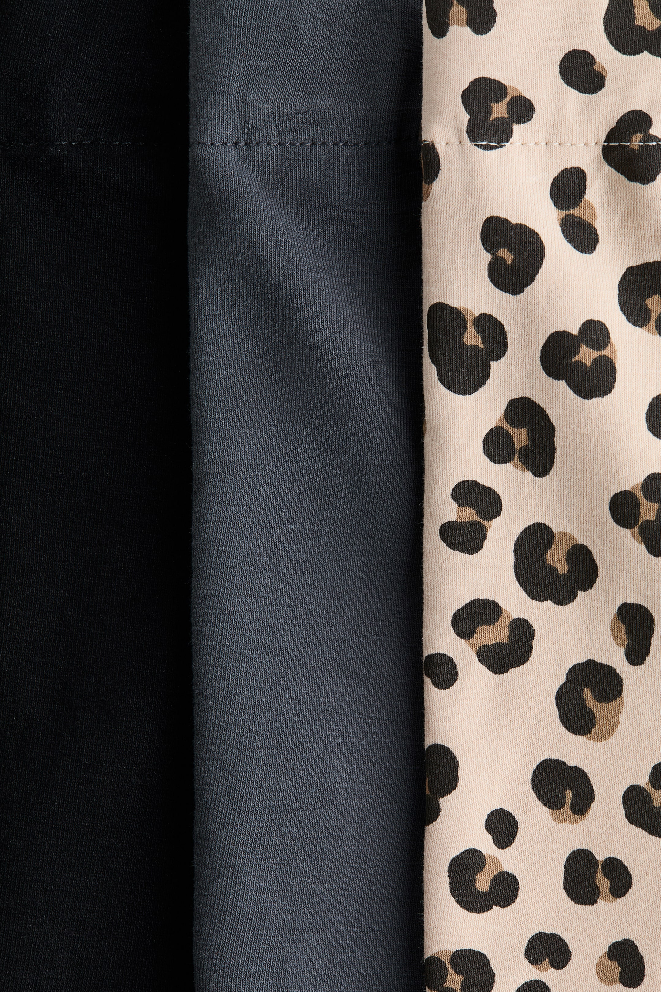 Lot de 3 leggings évasés