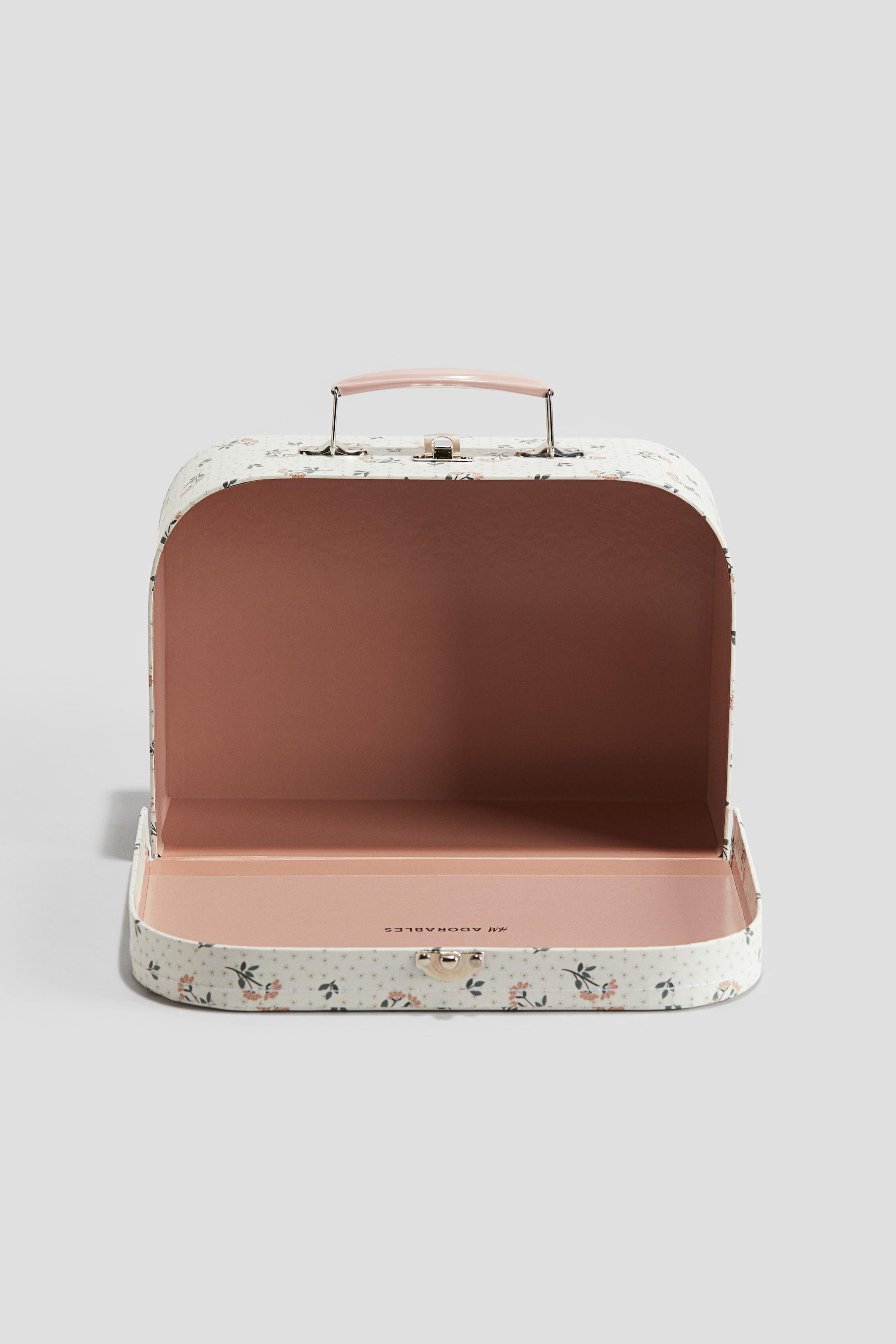 Cardboard suitcase - White/Flowers - Kids | H&M GB 4