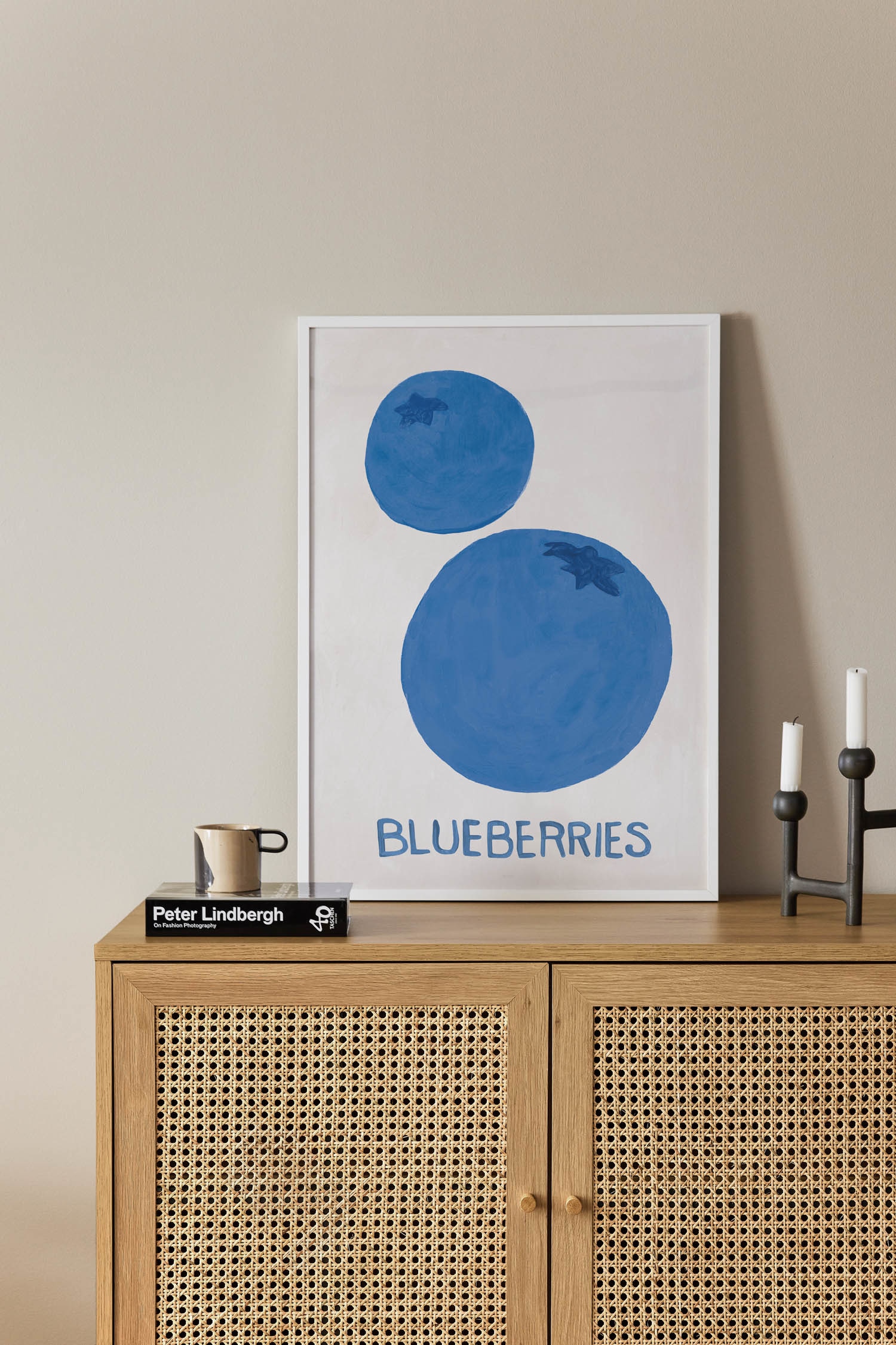 The Blueberries Juliste - Sininen