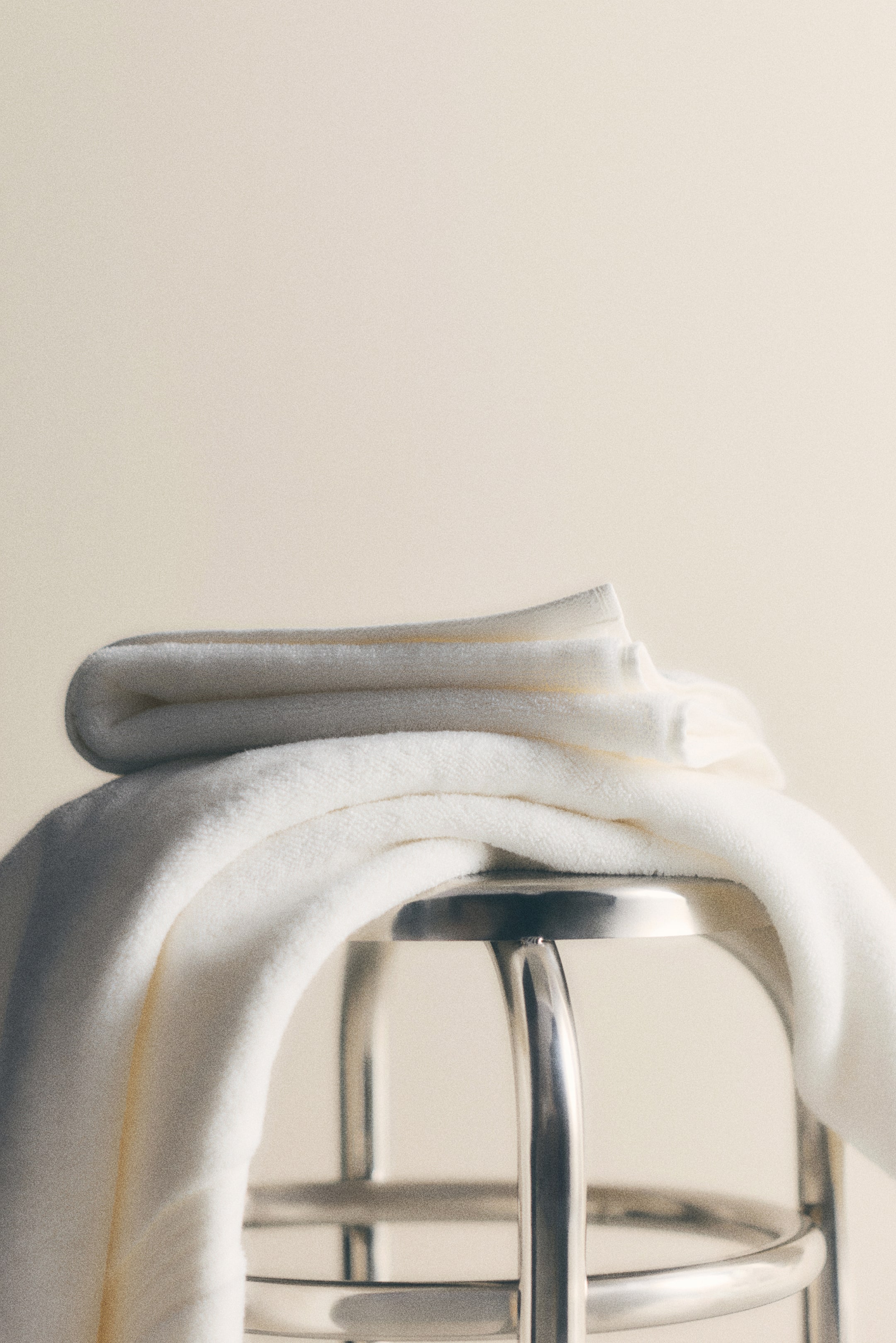 View larger image: Cotton Terry Hand Towel - White - Home All | H&M US 1