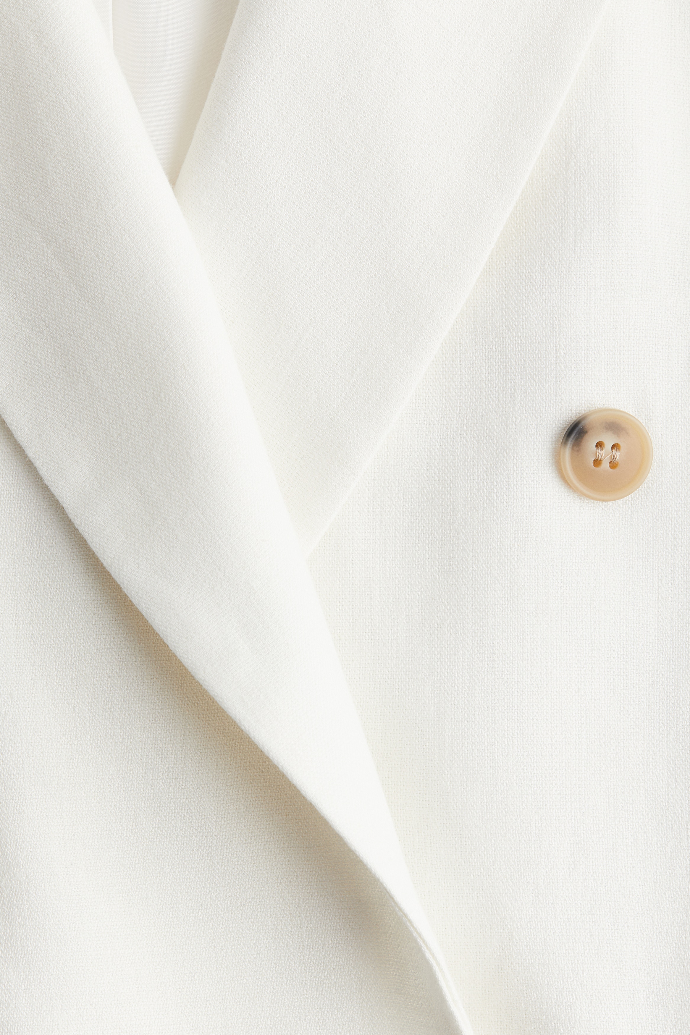 Linen-blend blazer