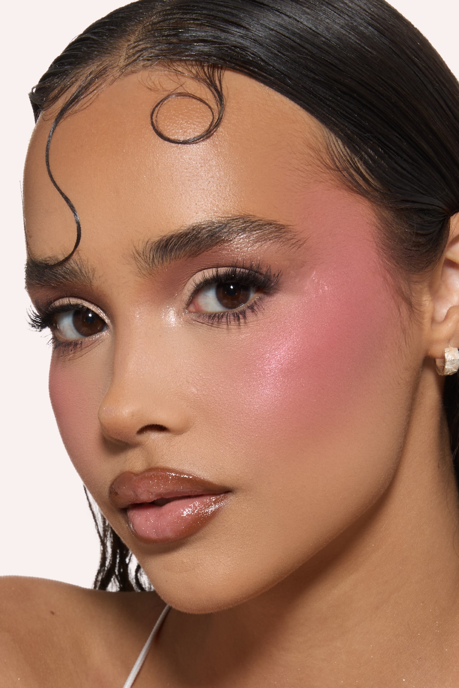 Blush Filter Blurring Blushlighter Palette - Toasty Peach/Rose Berry/Baby Pink - 2