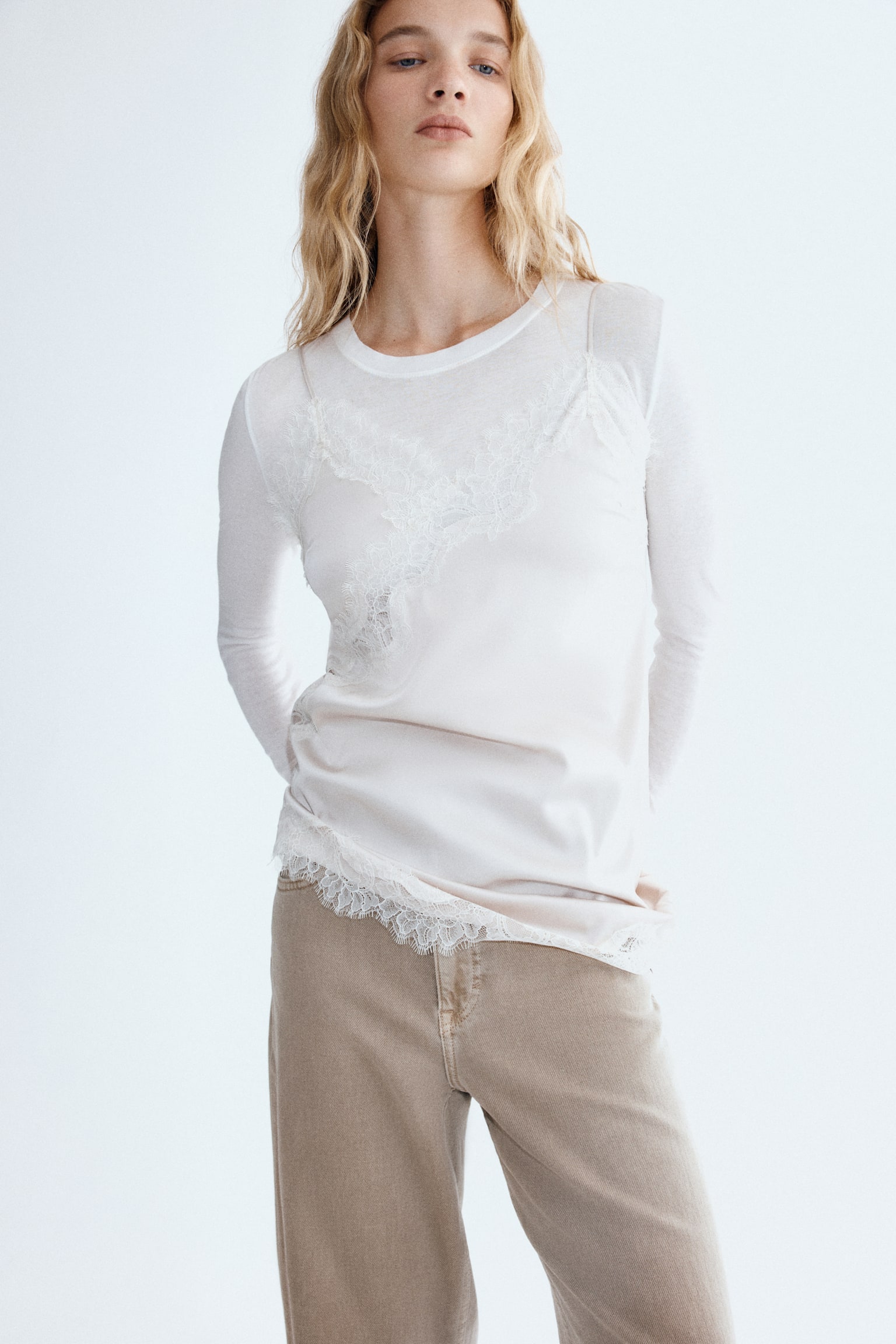 Wide High Jeans - Mole/White/Washed black/Denim blue/Dark denim blue - 5