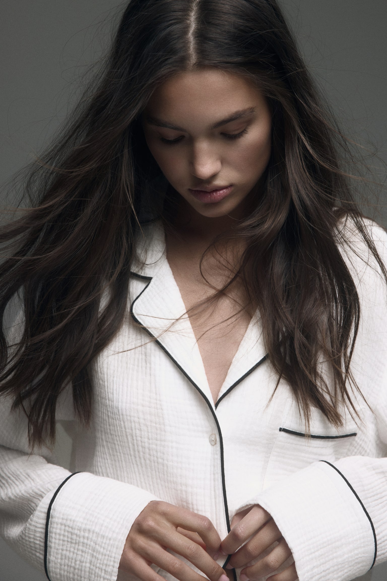 Cotton muslin pyjamas - White - 4