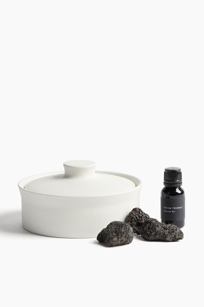 Lava-Stone Diffuser Set - Sublime Patchouli/Incense Ritual - 1