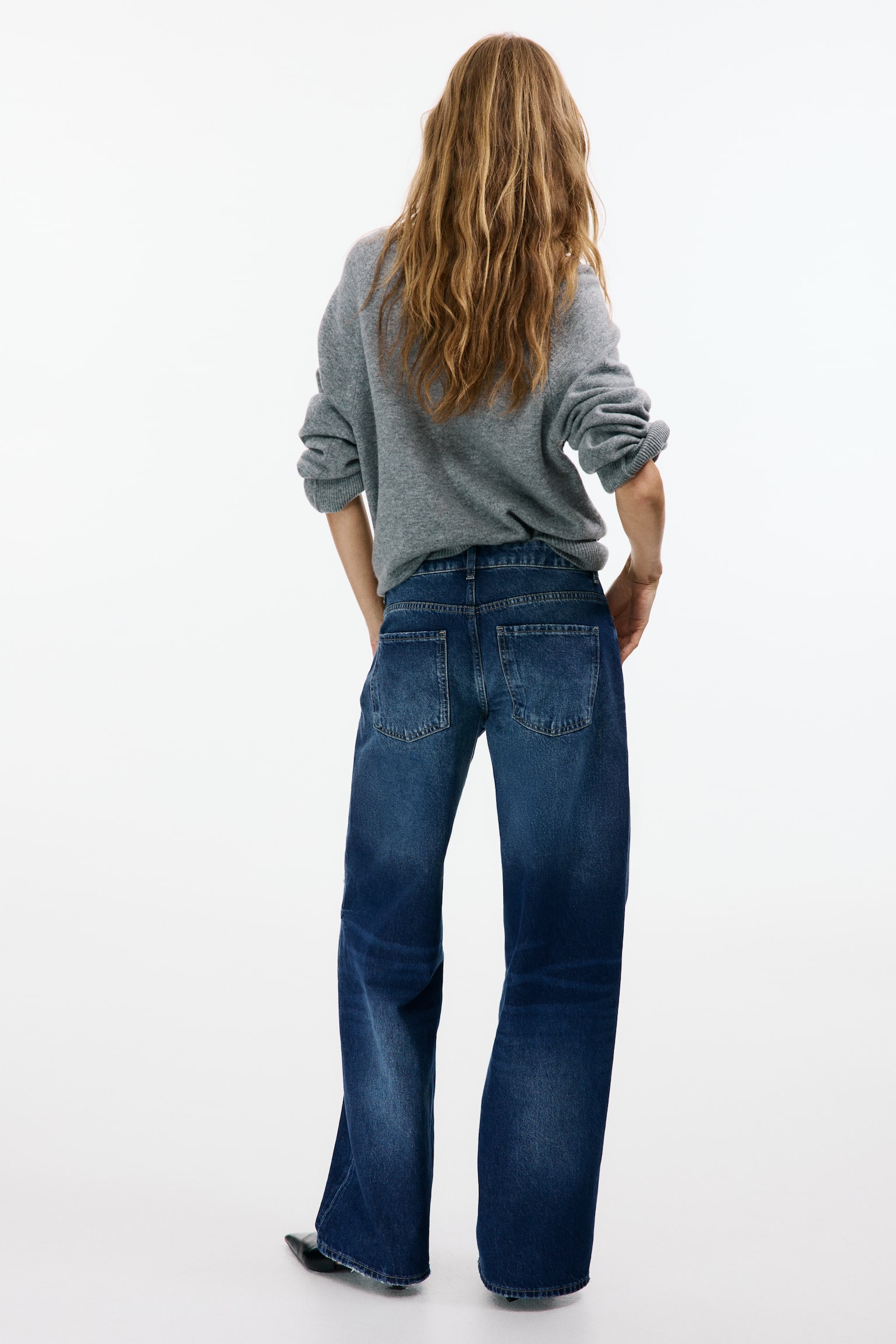 Baggy Low Waist Jeans - Blu denim scuro/Nero denim/Blu denim chiaro - 4