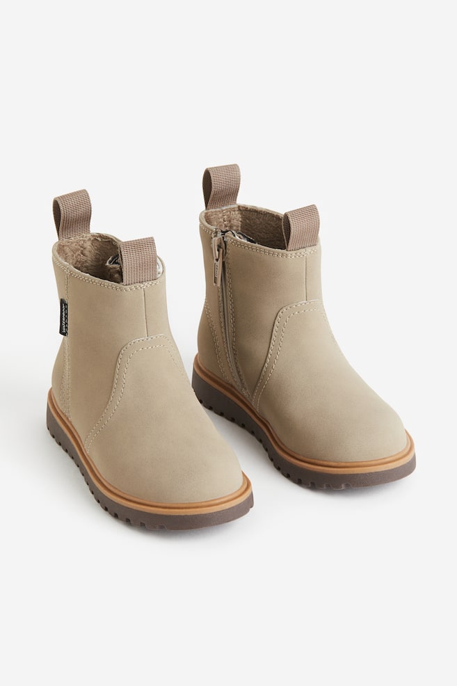 Waterproof Chelsea boots - Greige/Black/Brown - 1
