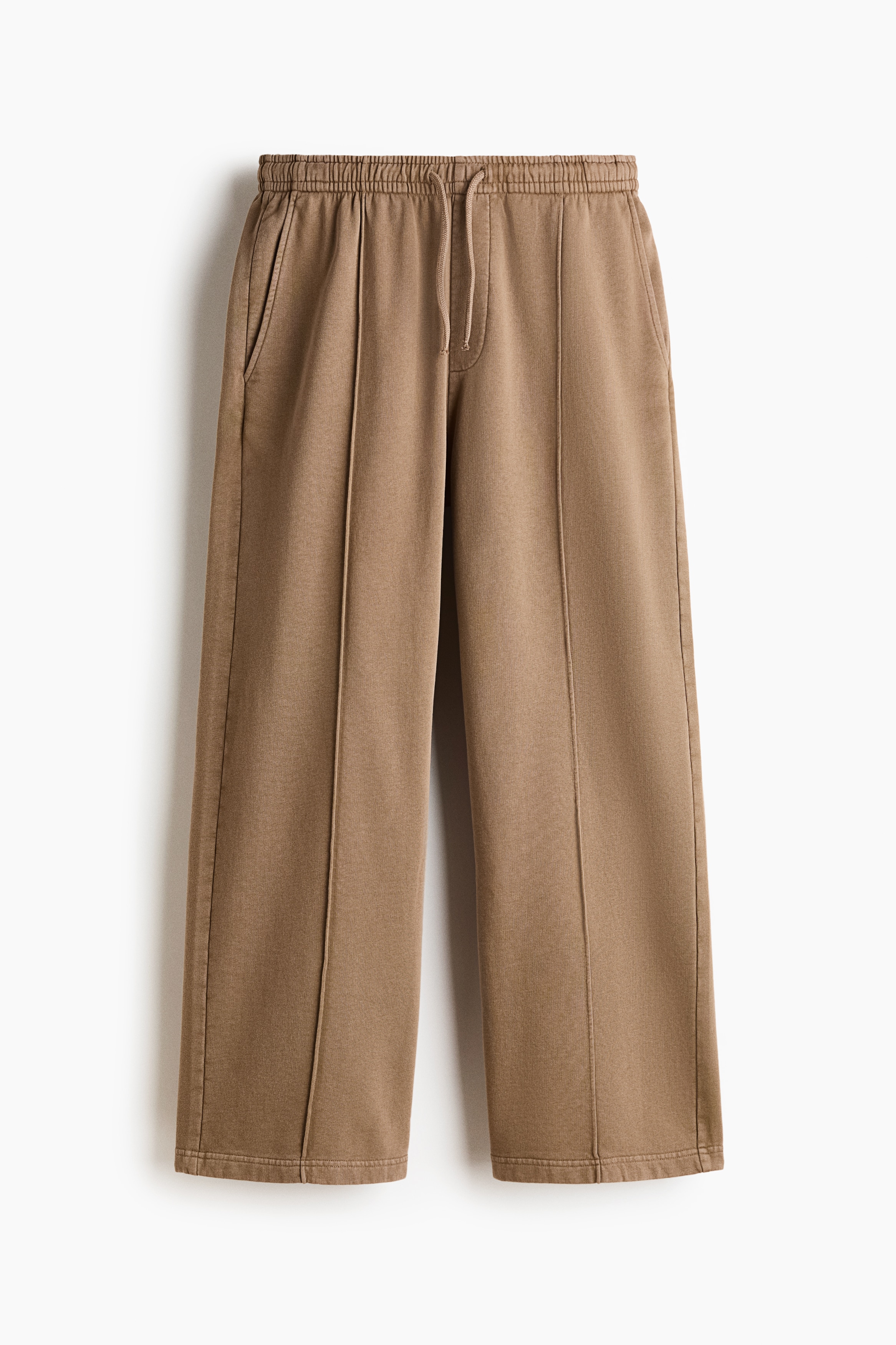 Relaxed Fit Cotton joggers - Beige/Washed black