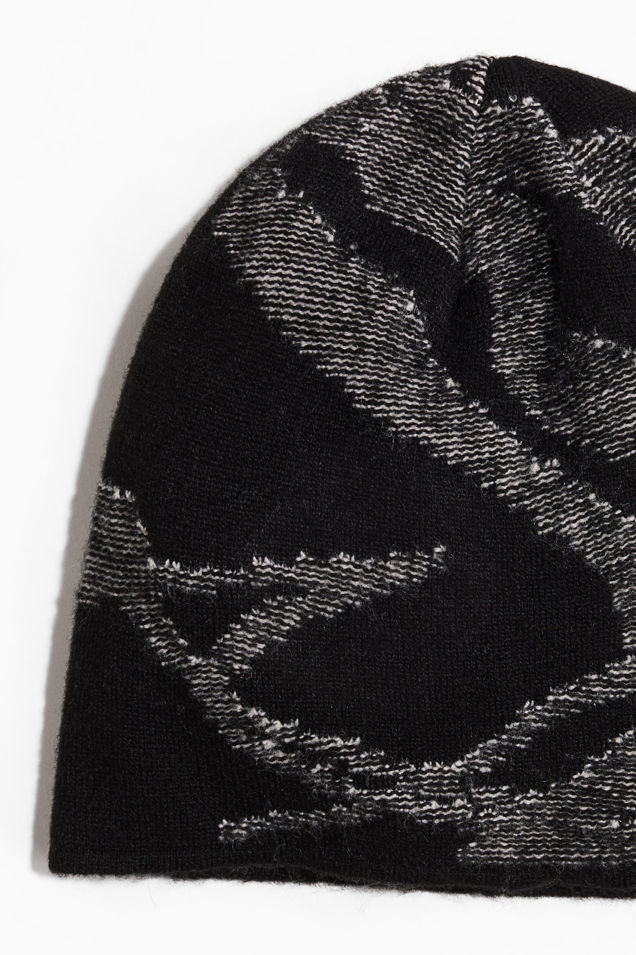 Jacquard-Knit Beanie