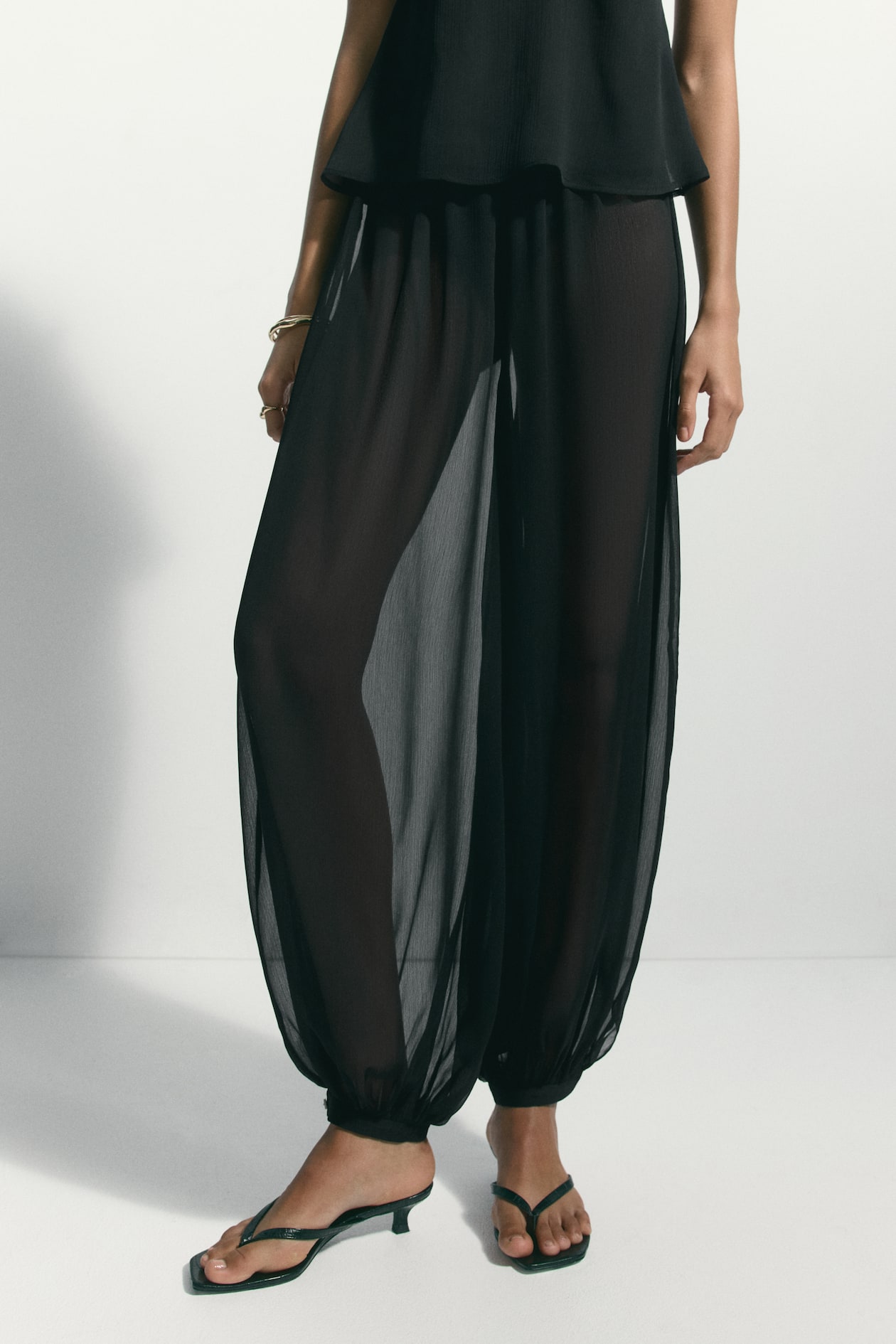 Balloon-Leg Pull-On Pants - image 4
