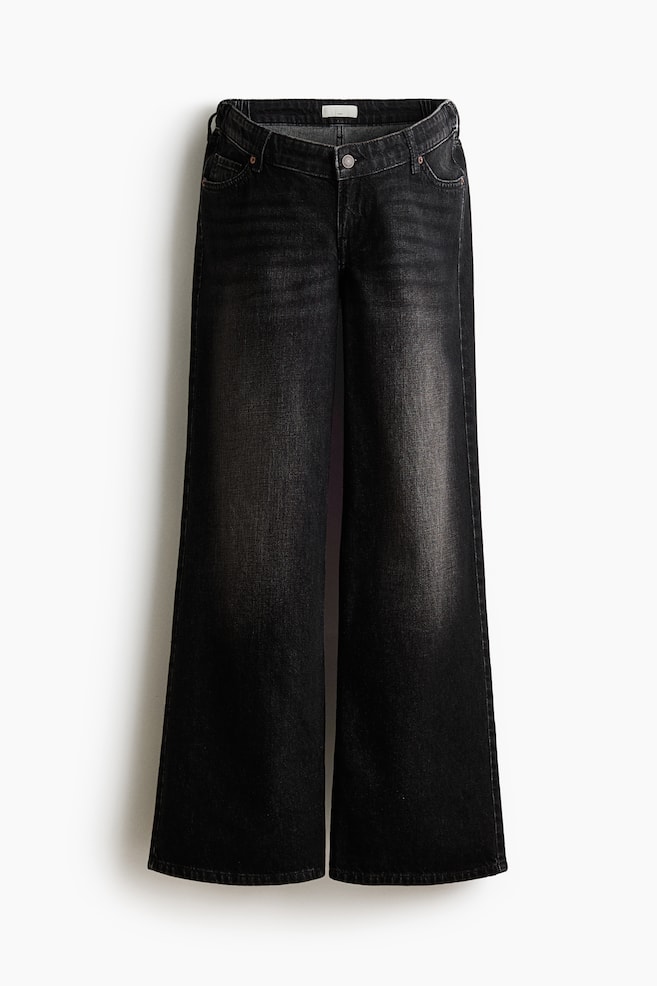 MAMA Wide Low Jeans - Denimschwarz/Denimblau/Helles Denimblau/Denimblau/Beige/Leopardenprint/Denimgrau/Khakigrün/Dunkles Denimblau/Dunkelbraun/Dark denim blue - 1