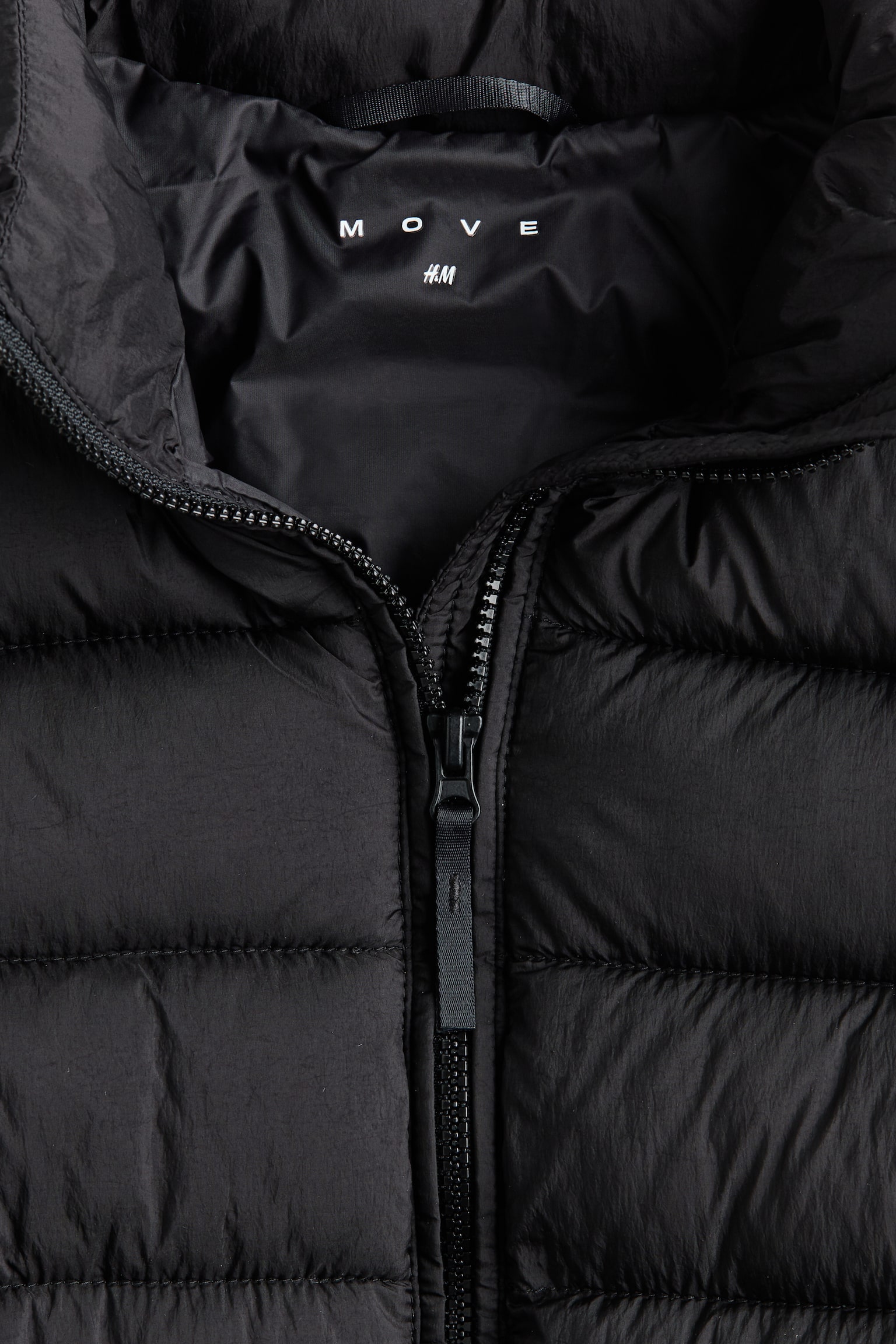 Детская куртка H&M Move Water-Repellent Sports Puffer, цвет: Чёрный — фото 6