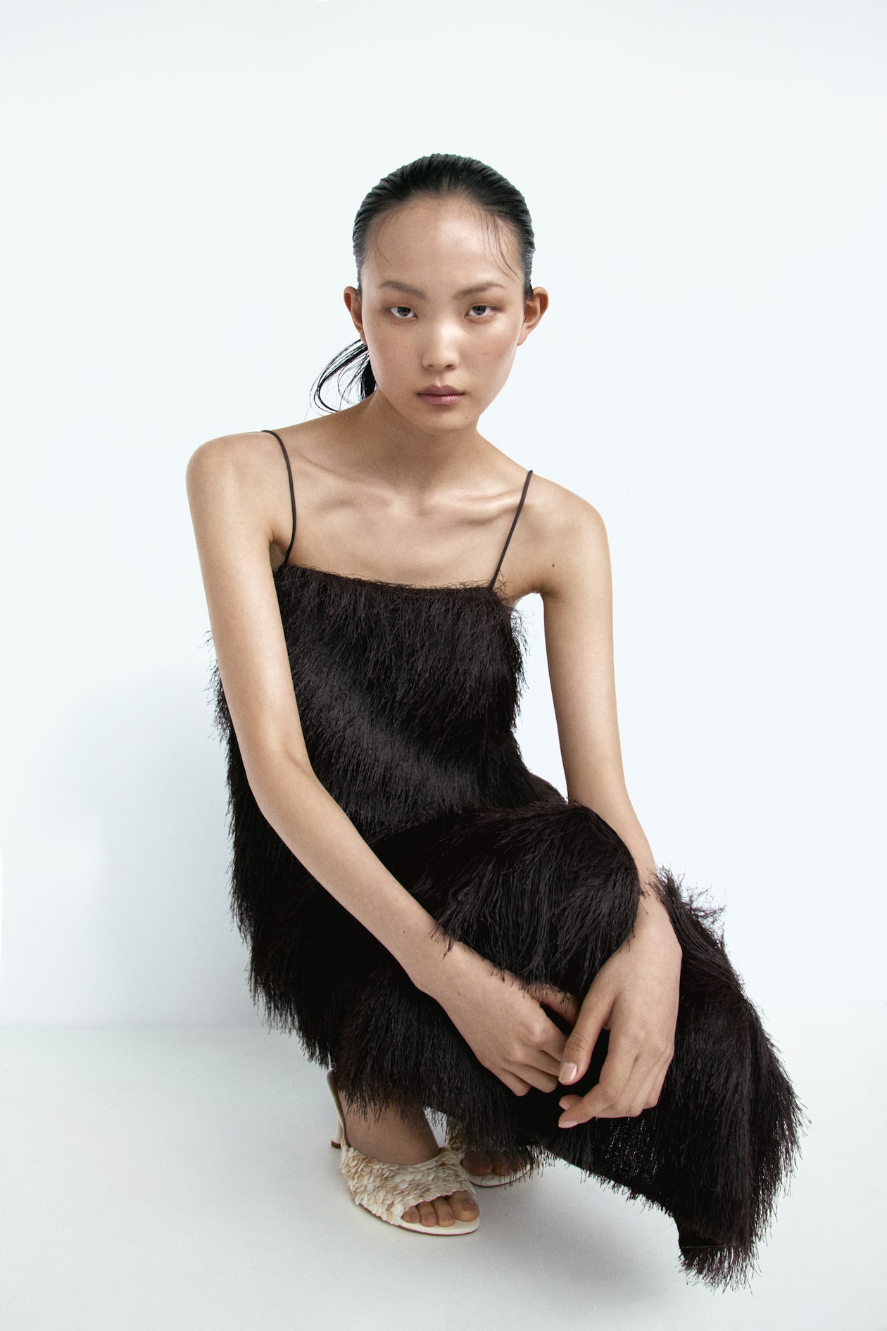 Fringed Strappy Dress - image 5