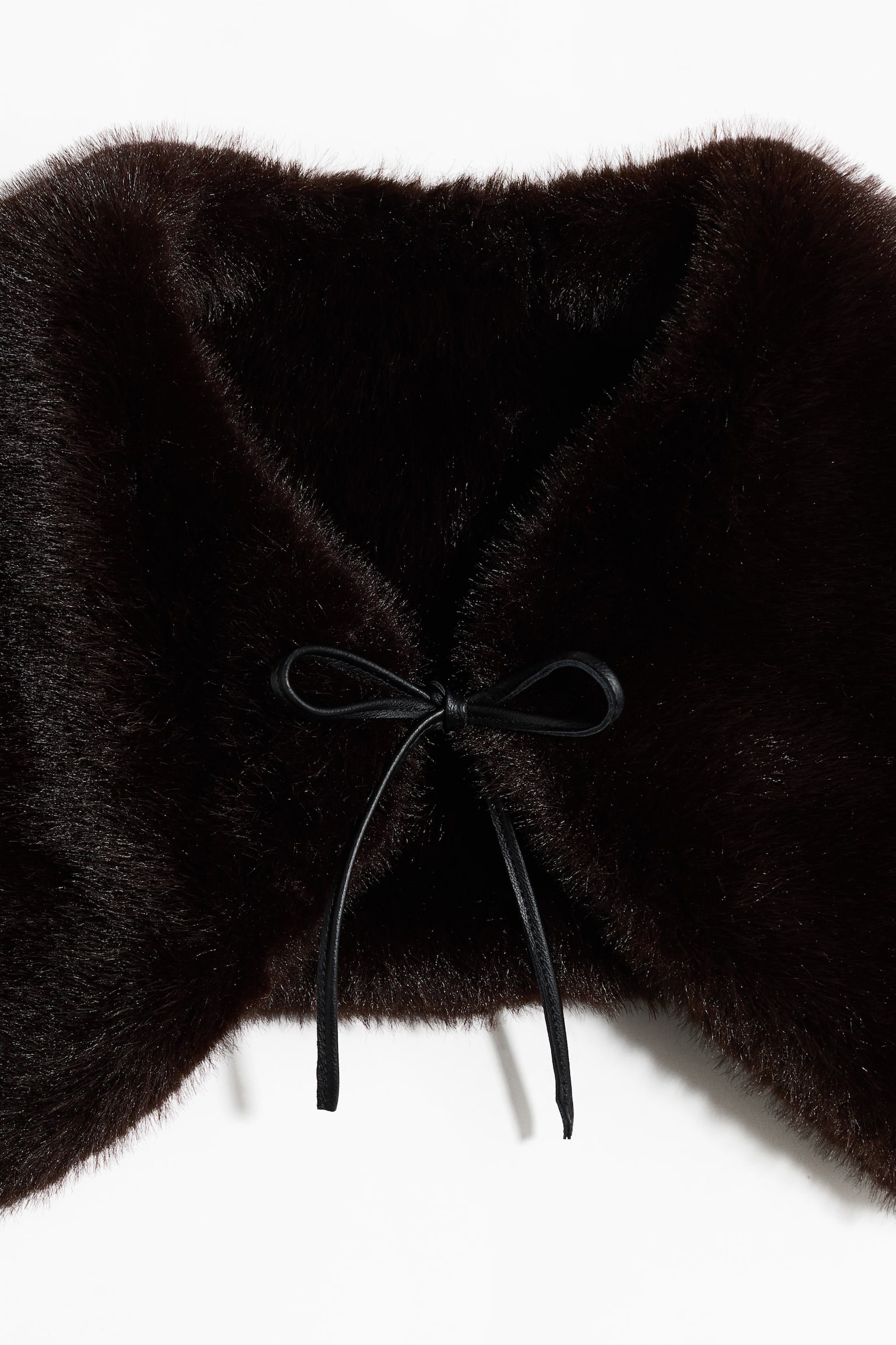 Collar - Dark brown/Red/Beige/Leopard print - 2