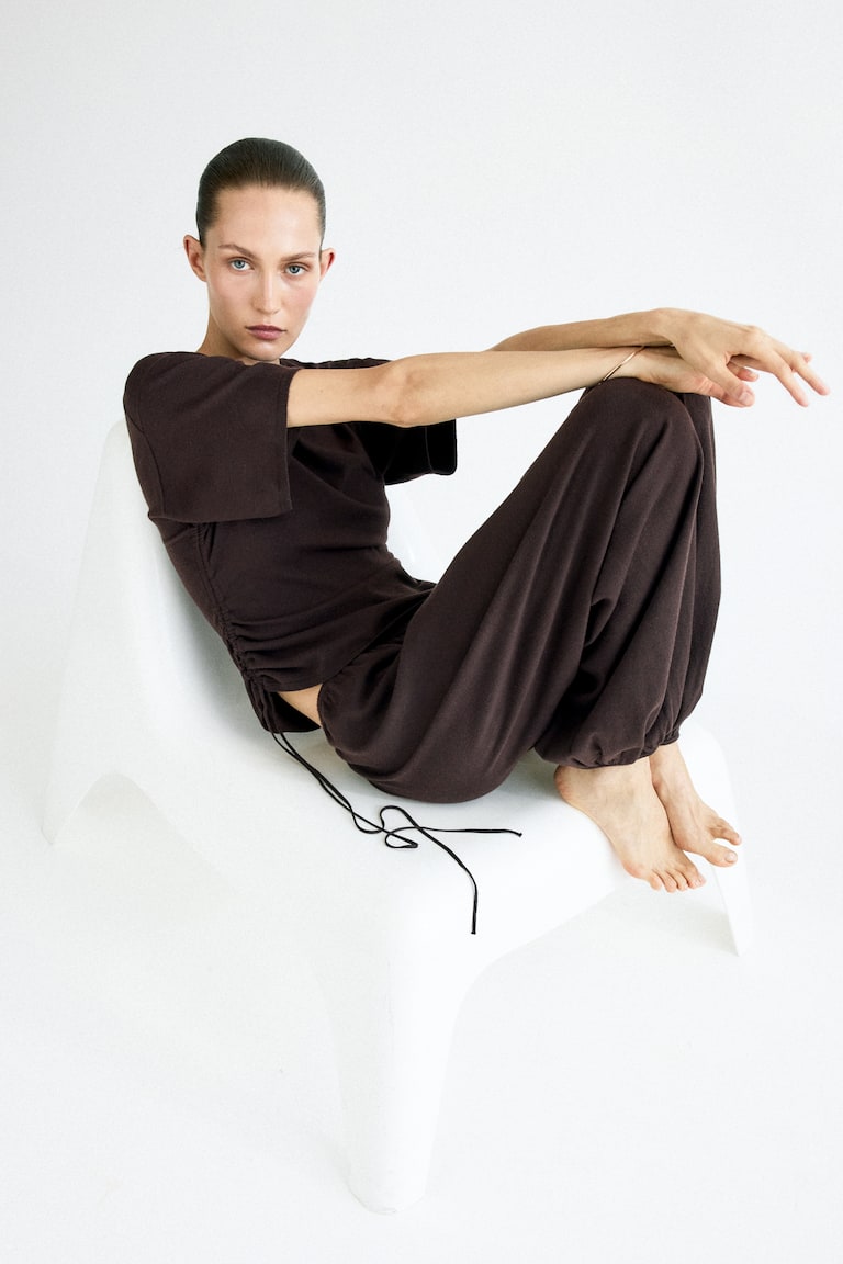 Pantalone balon kroja od finog pletiva