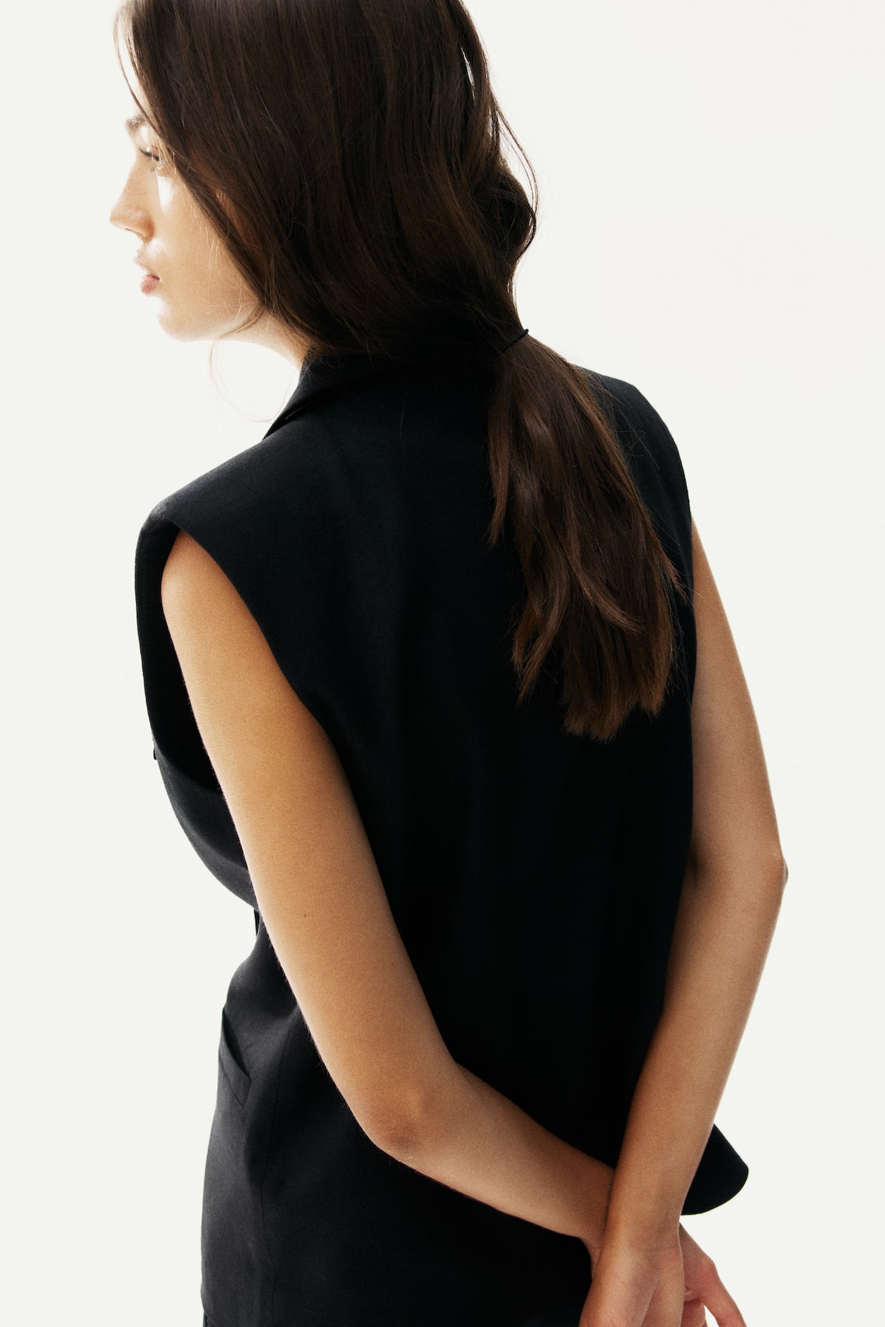 Linen-Blend Vest - image 5