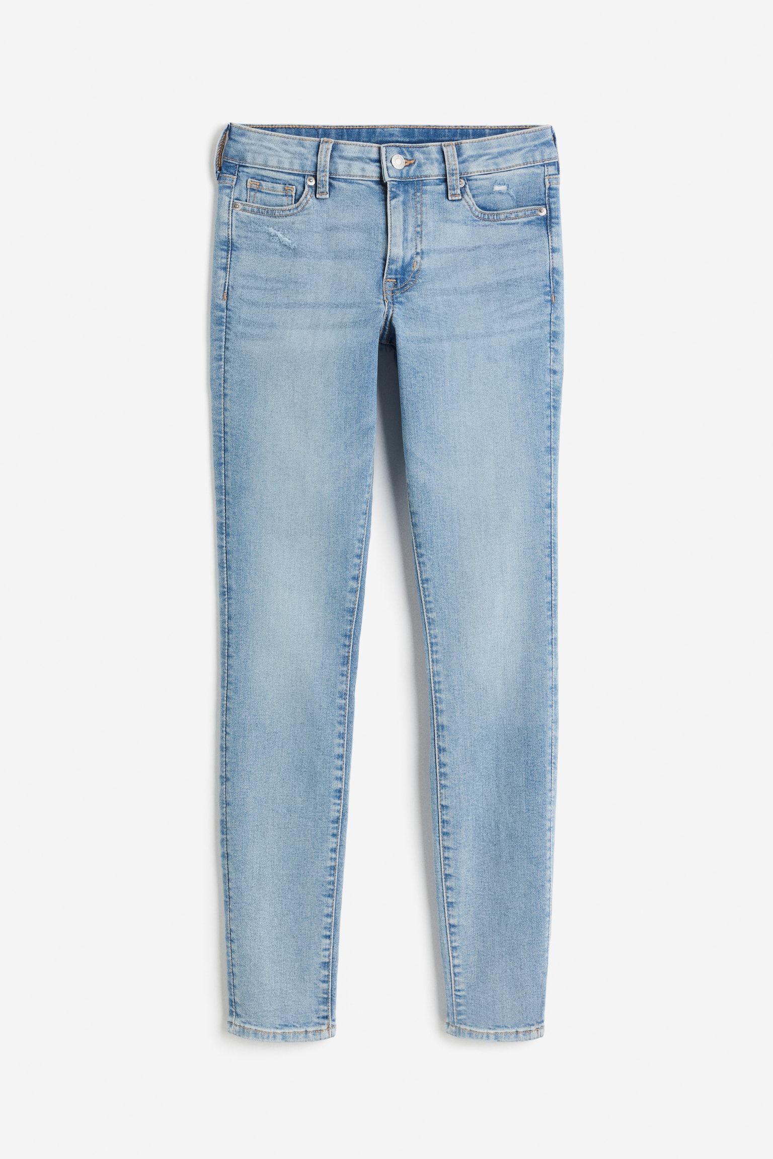 Skinny Regular Ankle Jeans - Light denim blue/Black/Denim blue/Grey/Black/Denim blue - 2