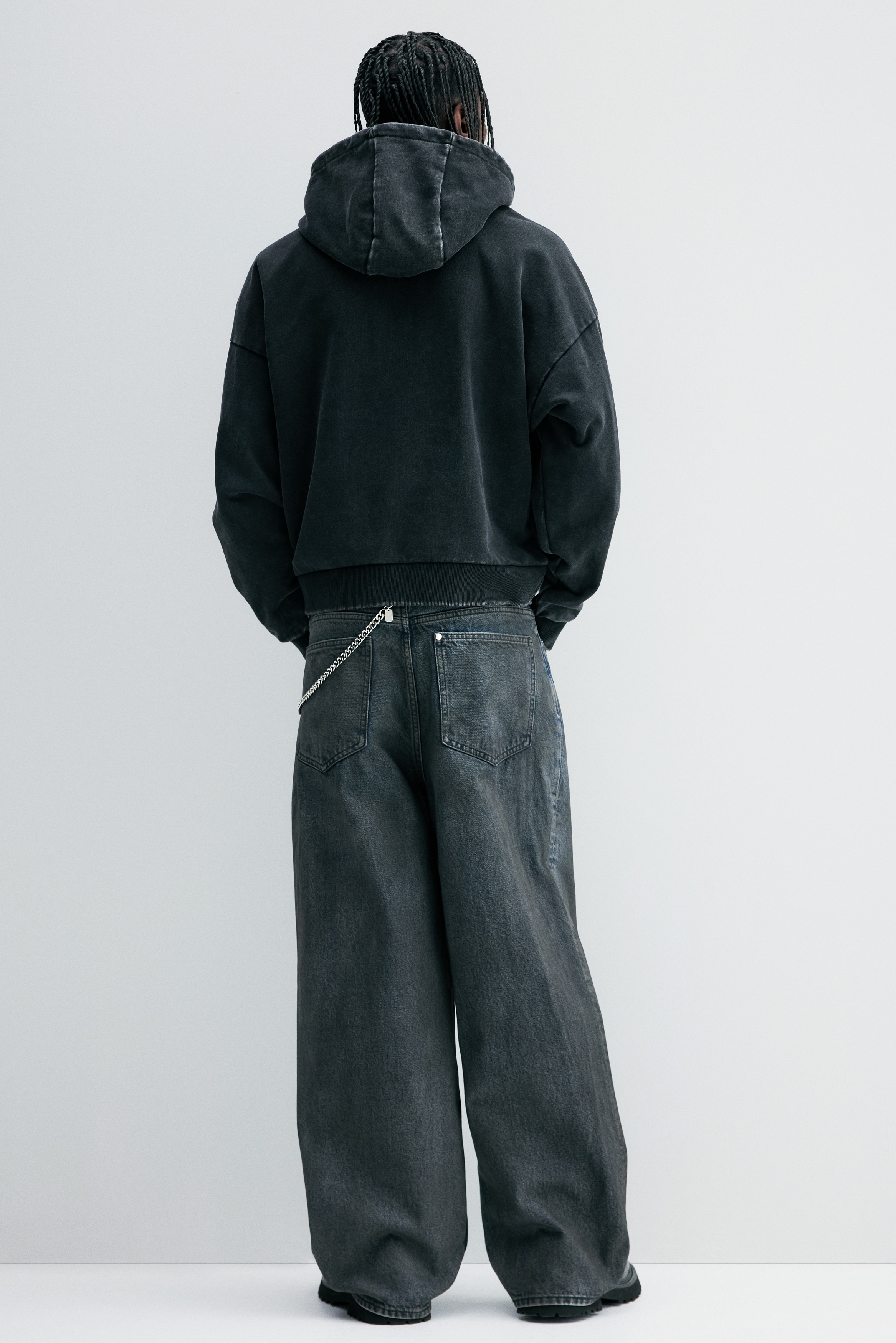 Oversized Fit Printed hoodie