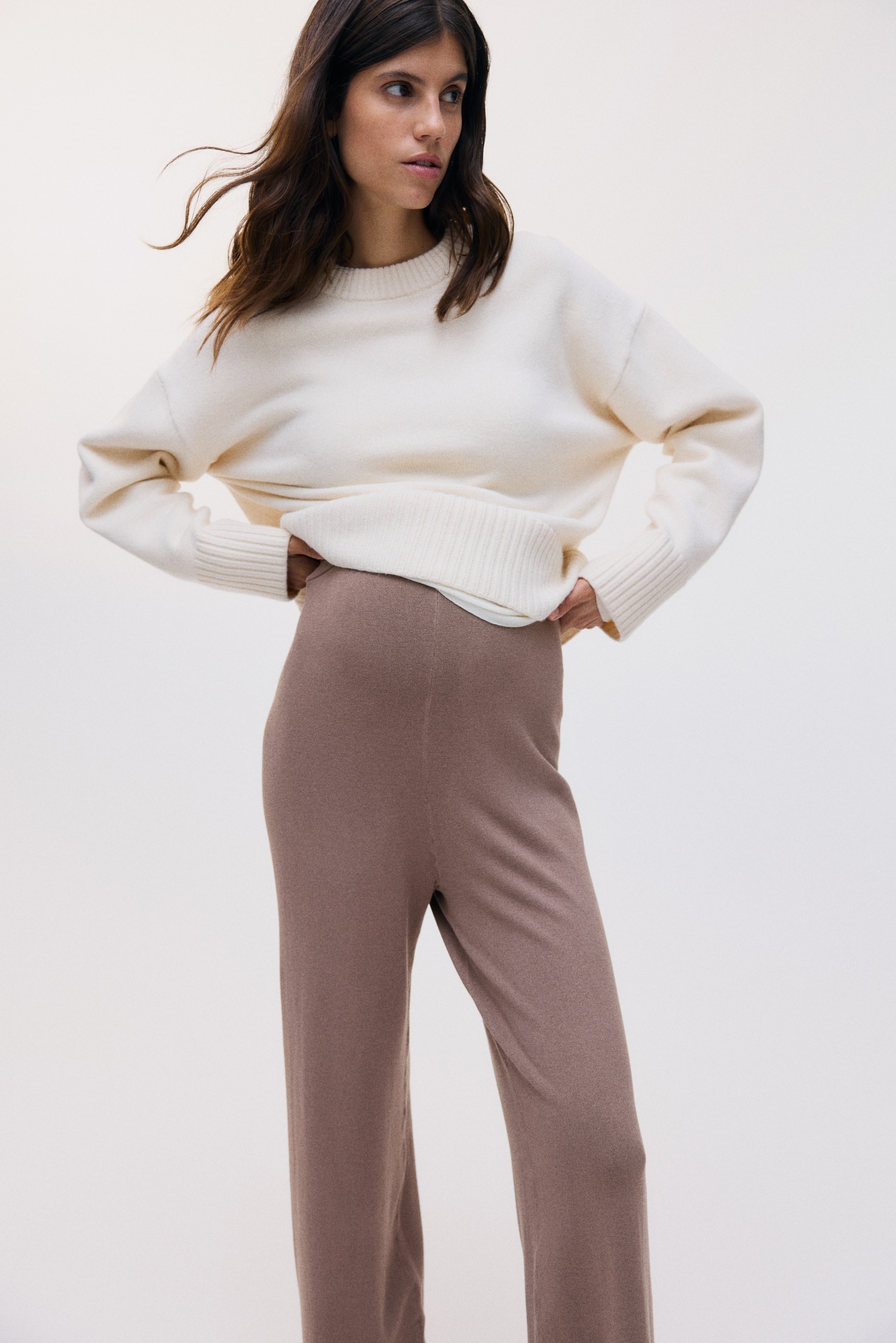 Women's Black MAMA Knit Pants | H&M US