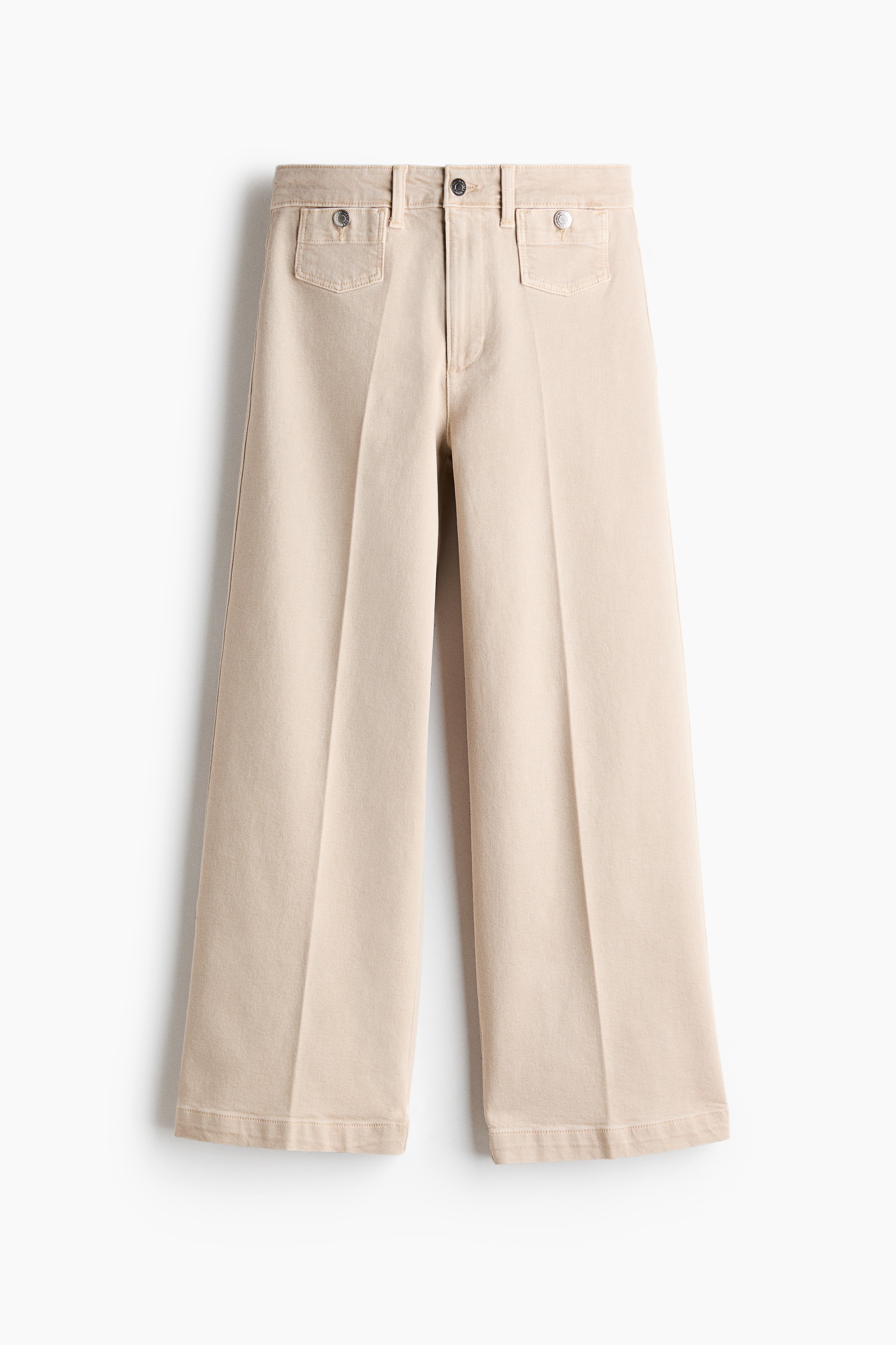 Wide High Waist Ankle JeansModal