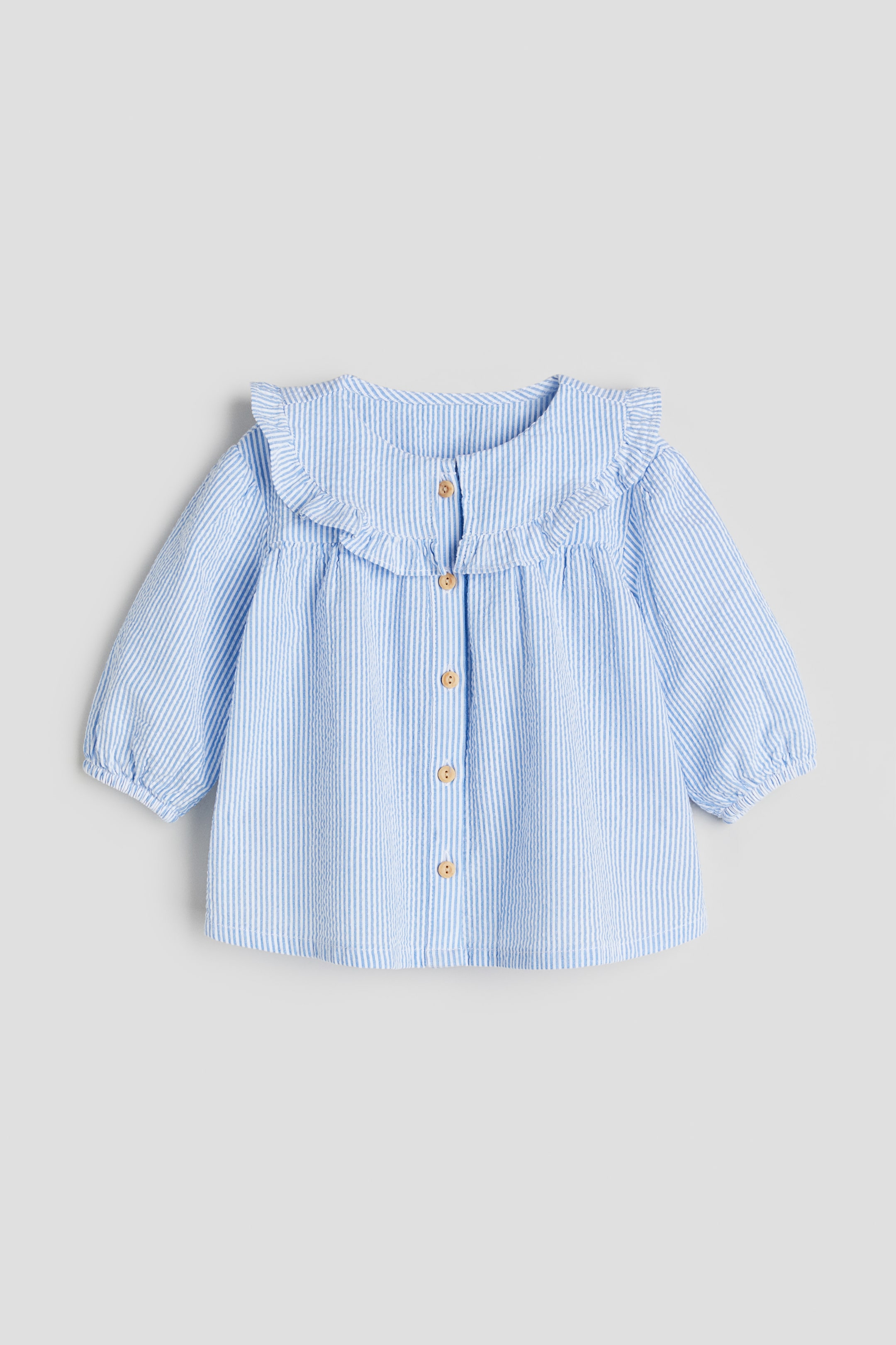 Ensemble 2 pièces en coton - Beige clair/rayé - ENFANT | H&M CA