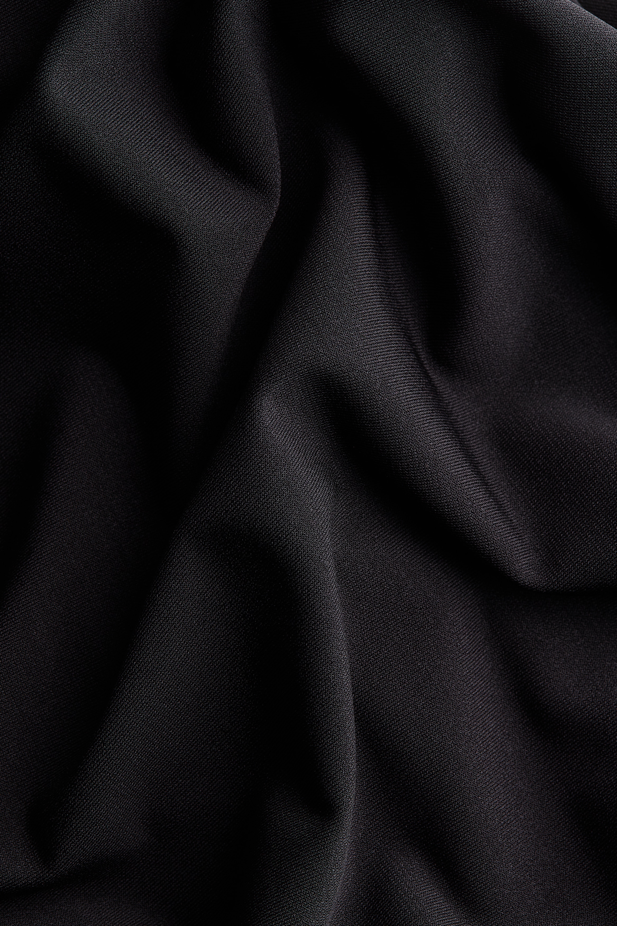 Asymmetric Cape-Detail Dress by H&M