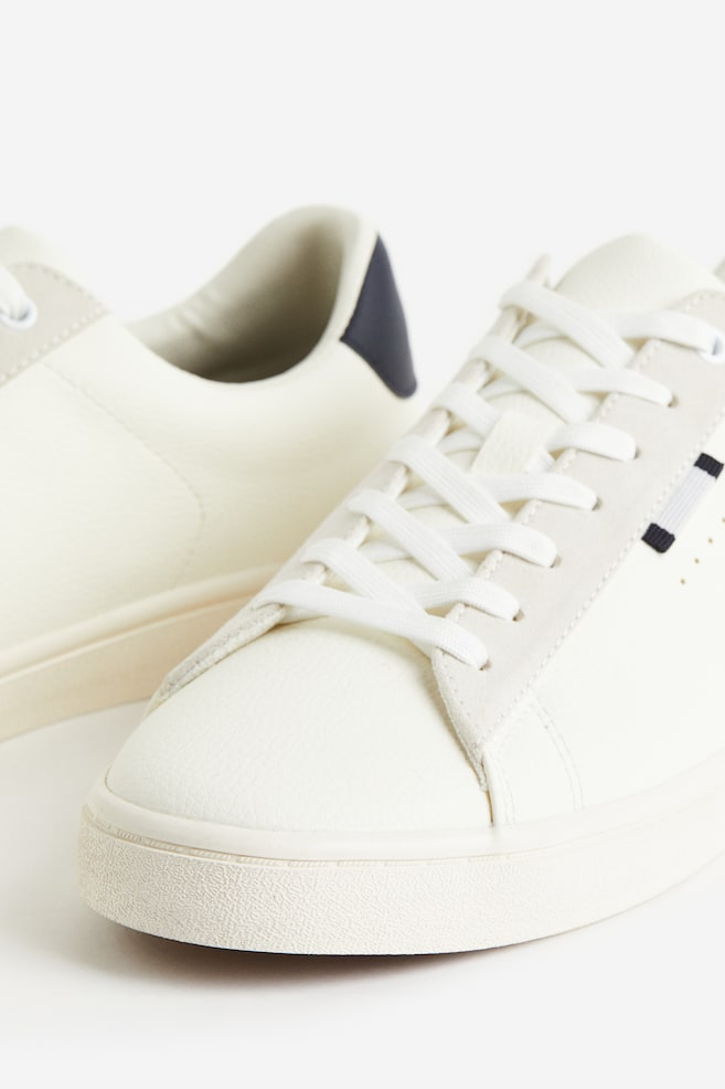 Sneakers - Blanc/bleu foncé - 5
