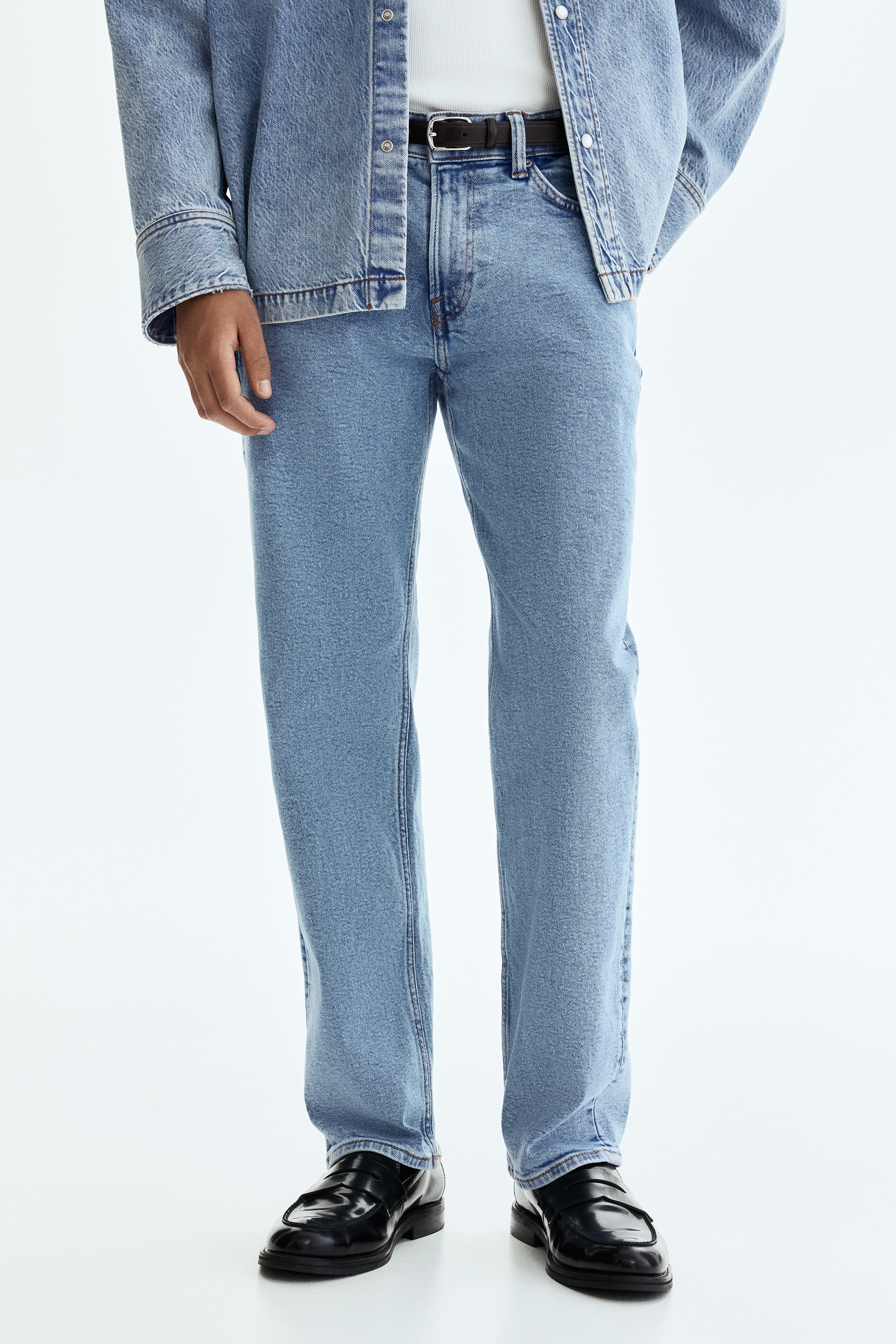 レギュラーデニム - デニムグレー - Men | H&M JP