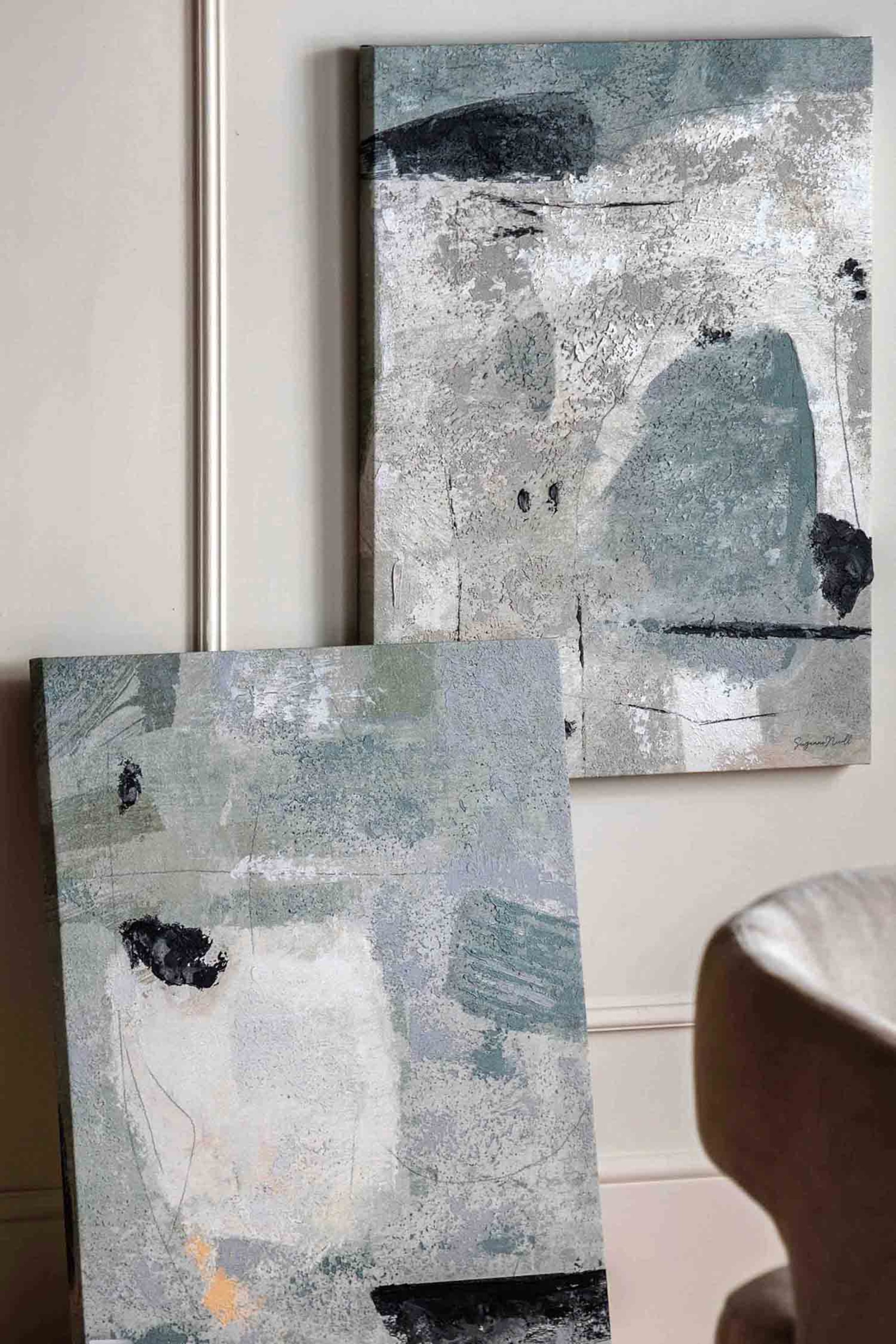 View larger image: Set Of 2 Abstract Wall Art - Blue - Gallery Direct - Home All | H&M GB 1