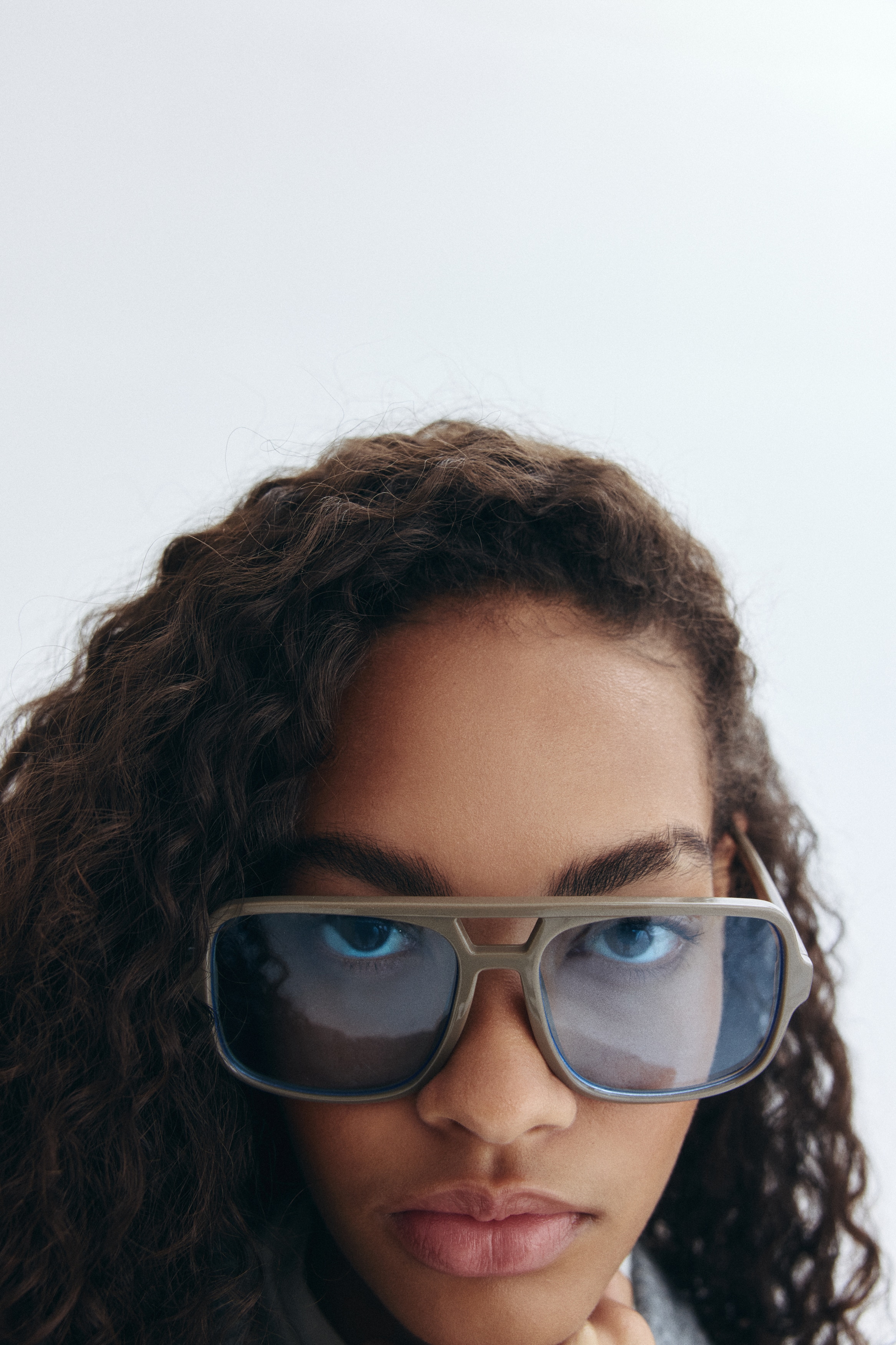 Aviator-style sunglasses