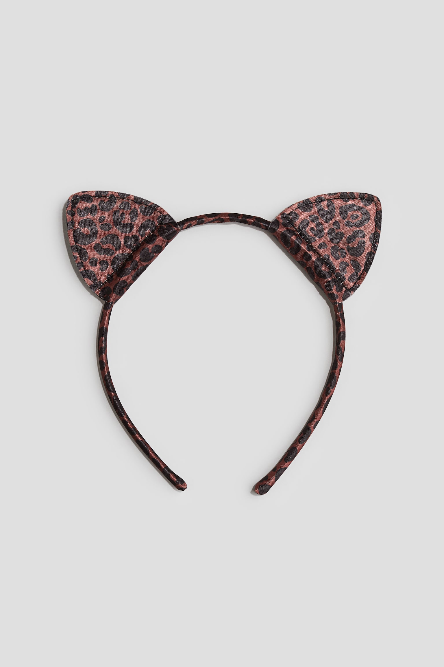 Appliquéd Alice band - Brown/Leopard-print/Black/Black - 1