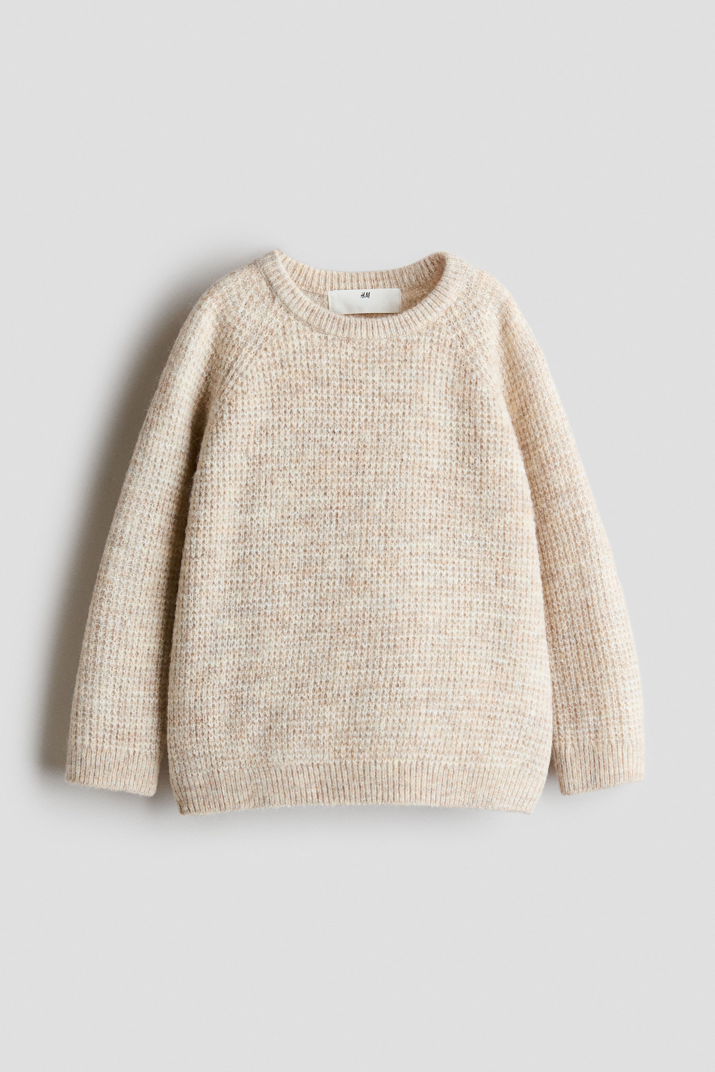 Pull loose en maille gaufréeModèle