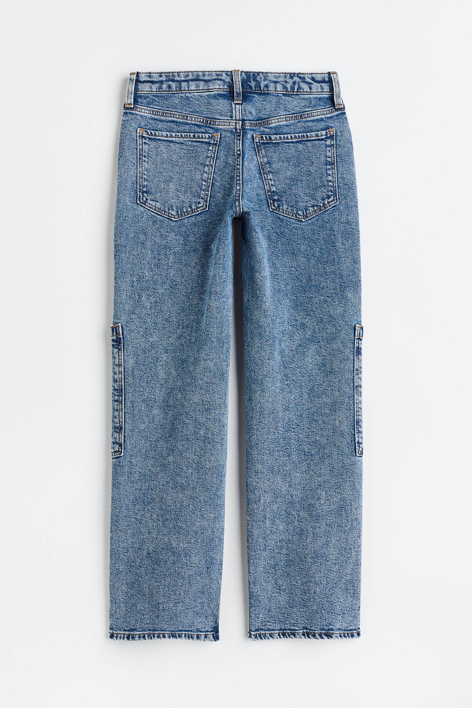 Straight Fit Low Jeans - Denim blue - 2