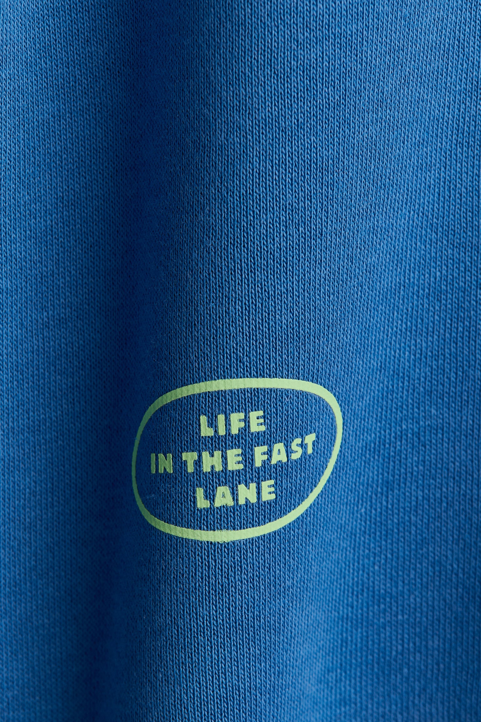Детская толстовка H&M Printed Brushed-Inside, цвет: Синий — фото 2