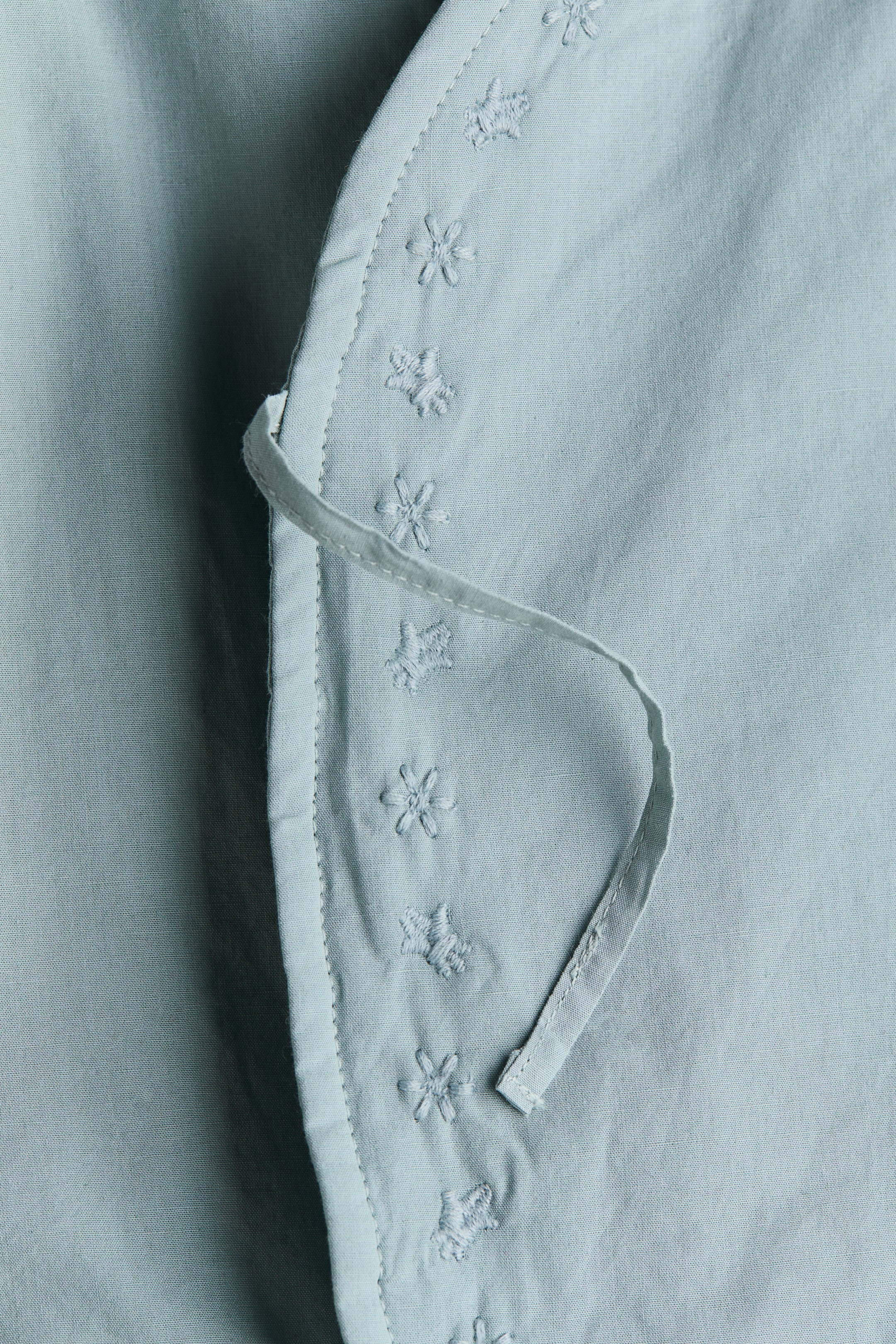 Embroidered-Detail Cotton Jacket