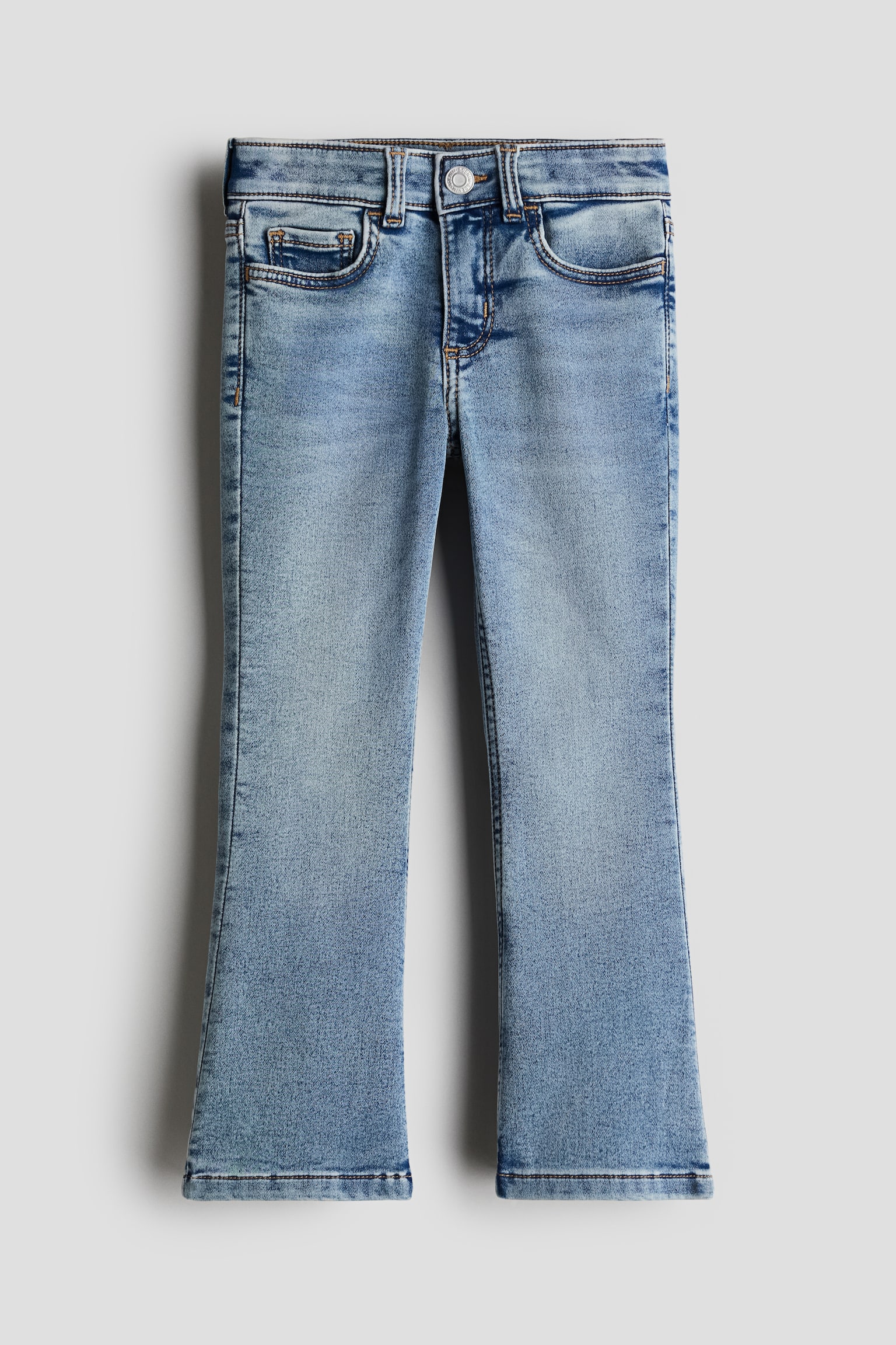 Super Soft Flared Leg Jeans - Denim blue/Denim blue/Light denim blue/Washed out black - 2