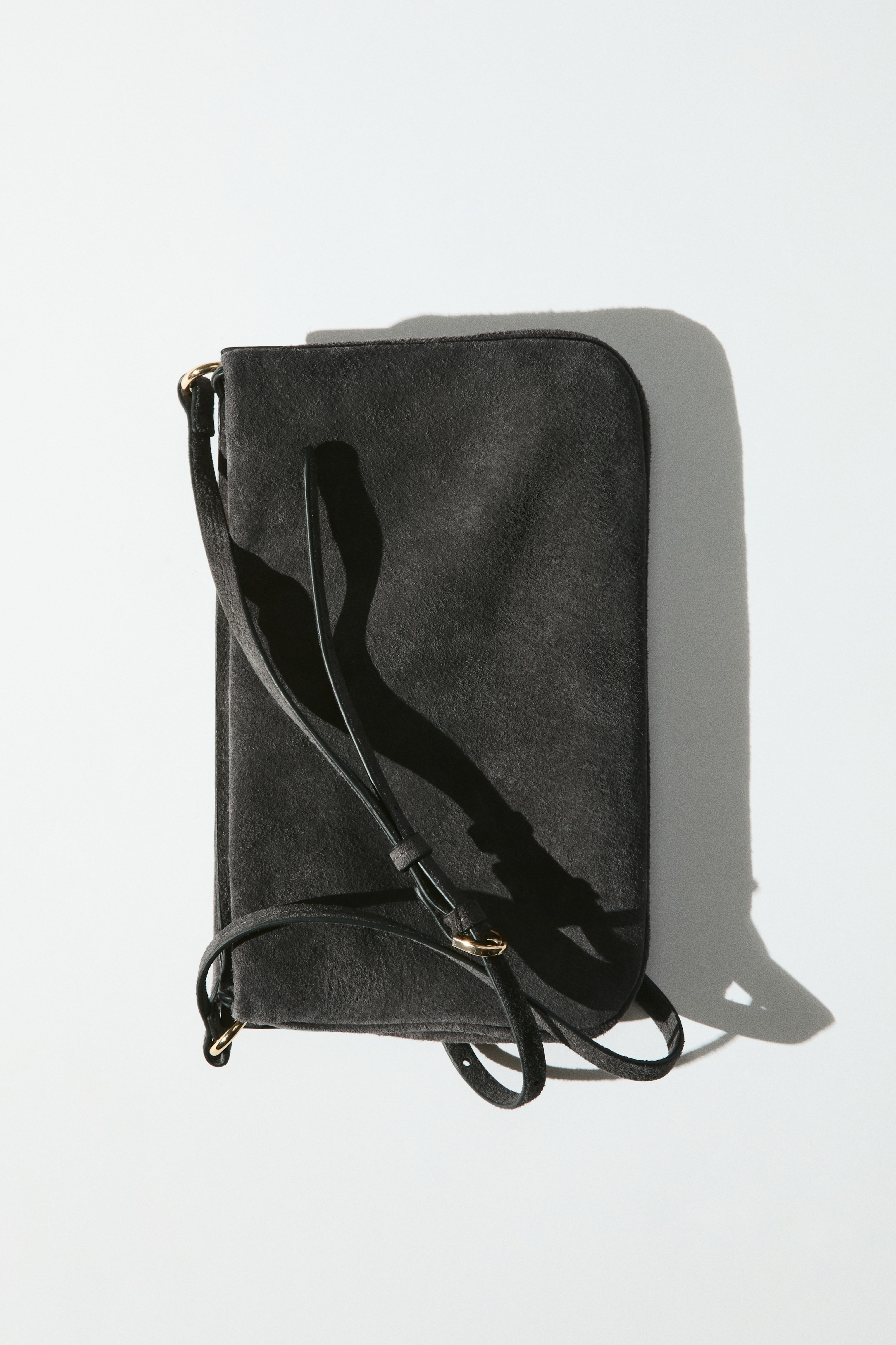 Suede Crossbody Bag