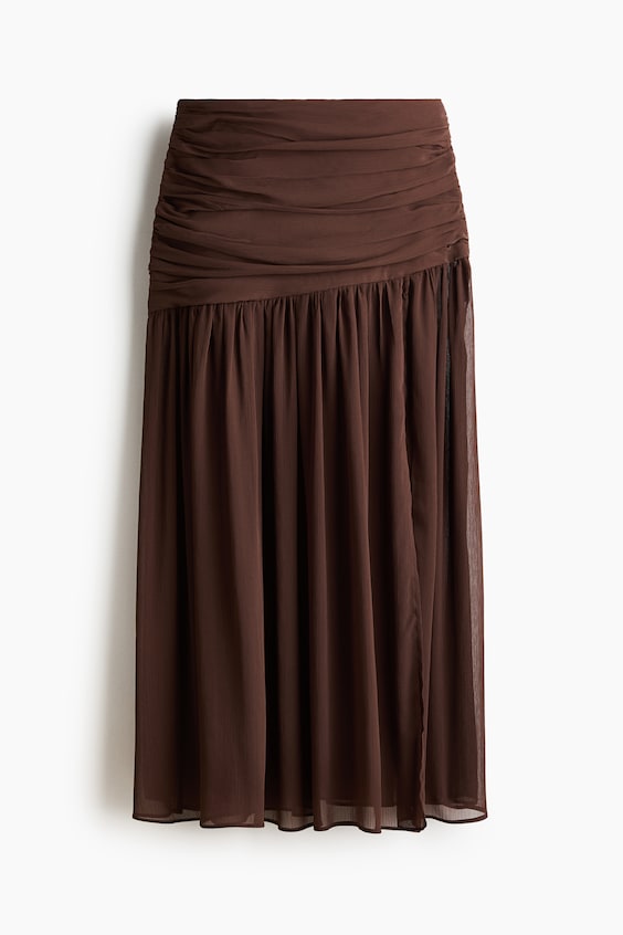 Женские юбки H&M Sheer Maxi Skirt