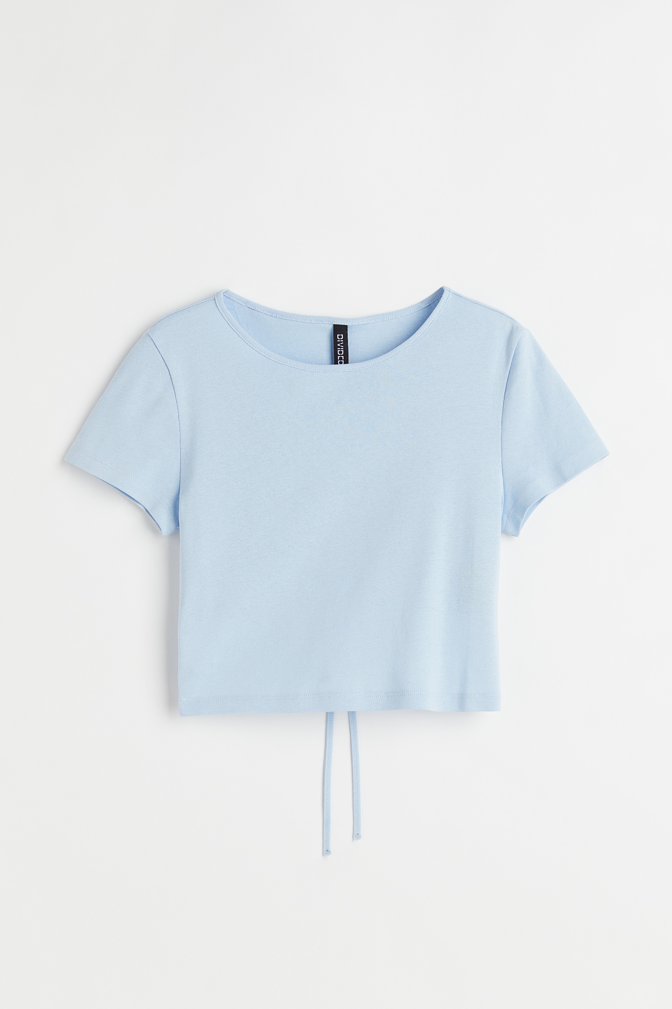 crop tie t shirt