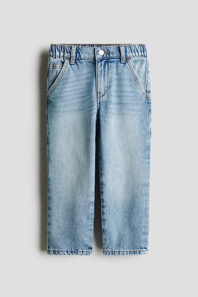 Loose Fit Carpenter Jeans - Licht denimblauw - 1